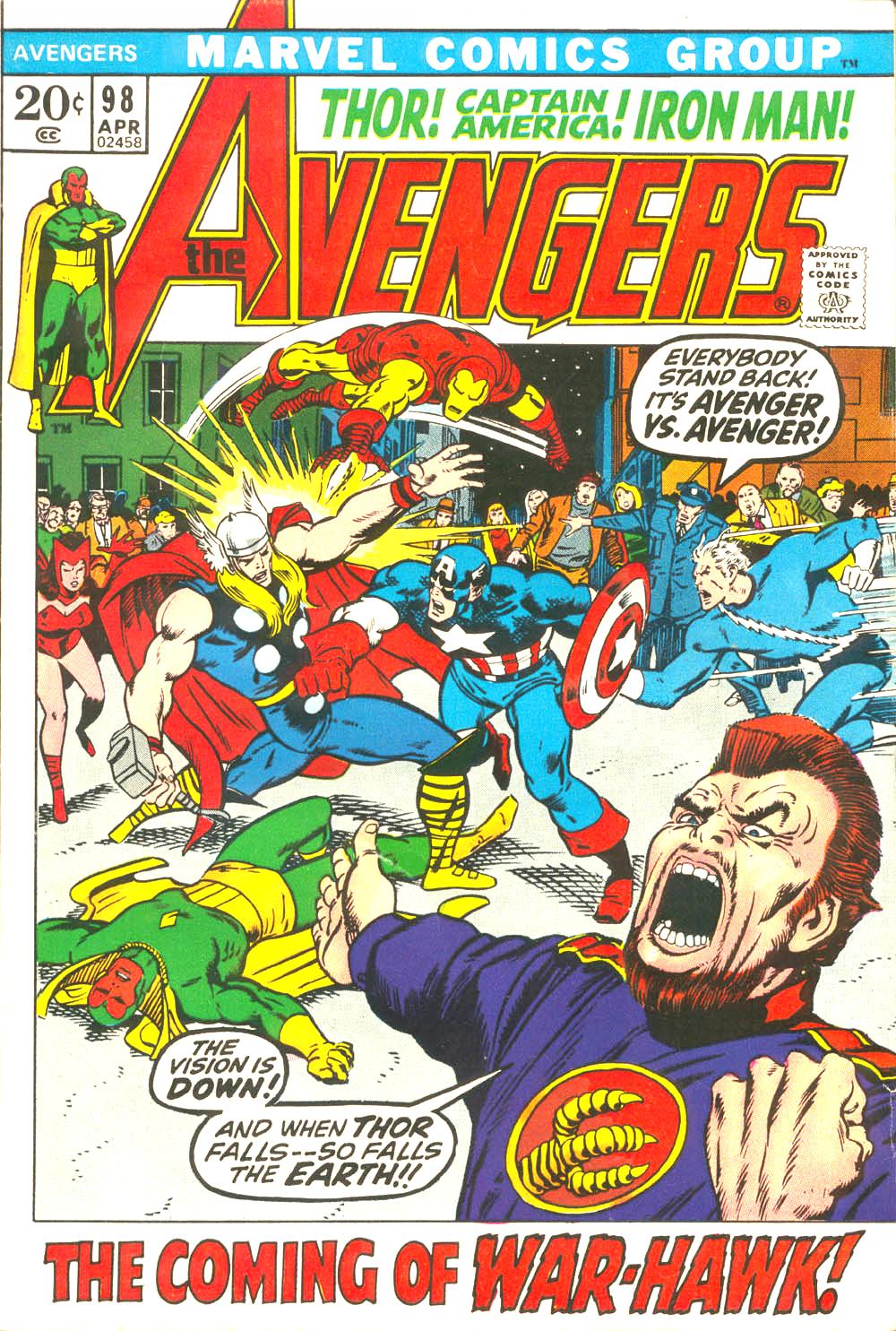 The Avengers (1963) issue 98 - Page 1