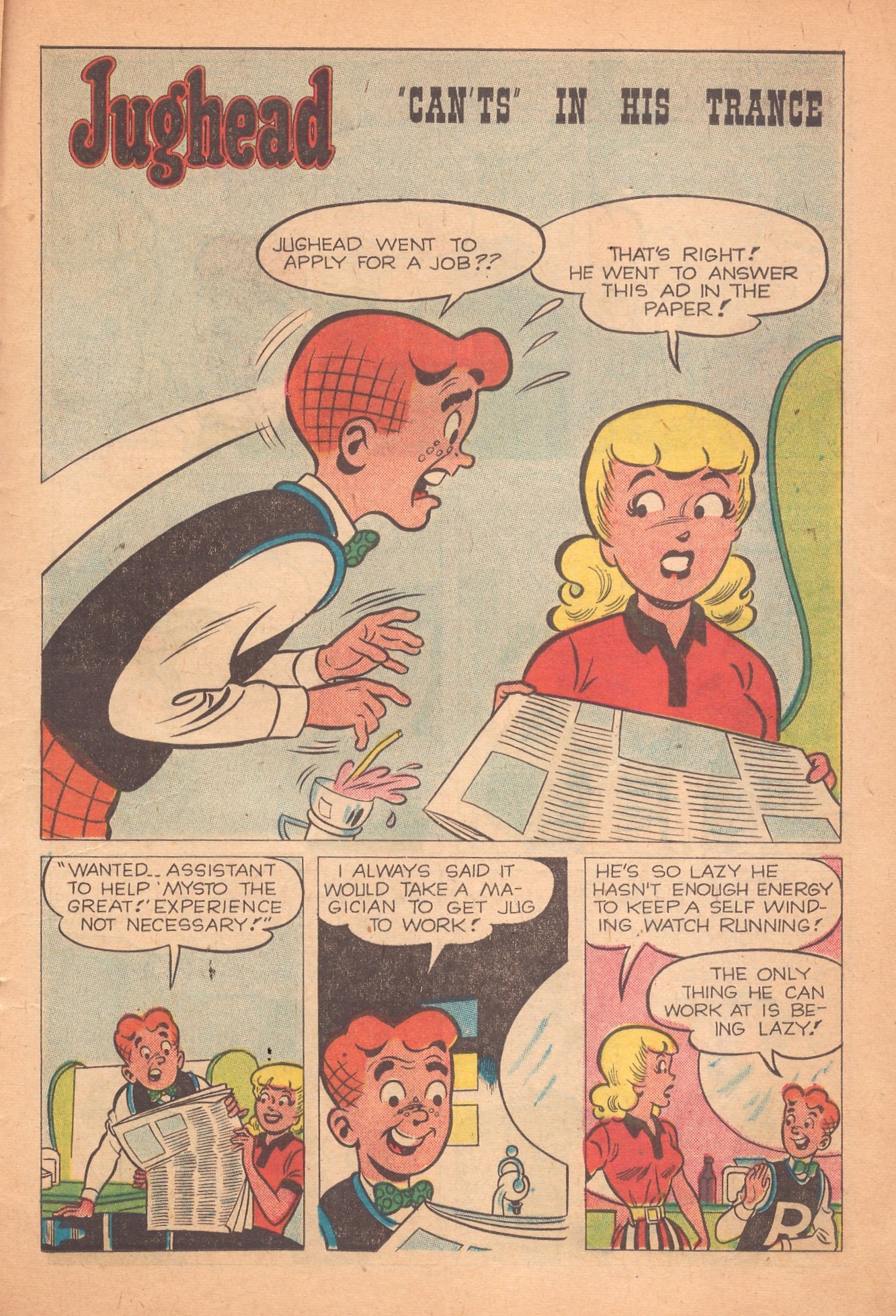 Read online Archie's Pal Jughead comic -  Issue #52 - 21