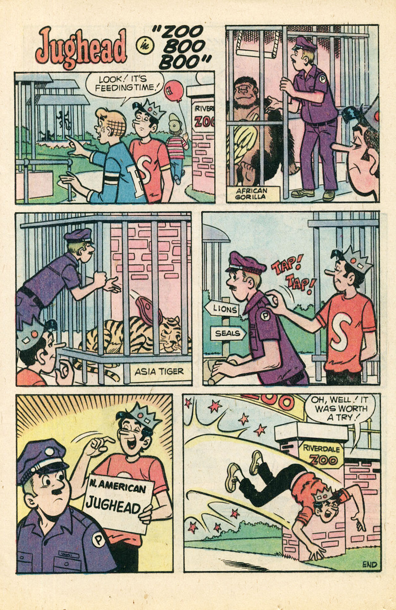 Read online Jughead's Jokes comic -  Issue #61 - 12