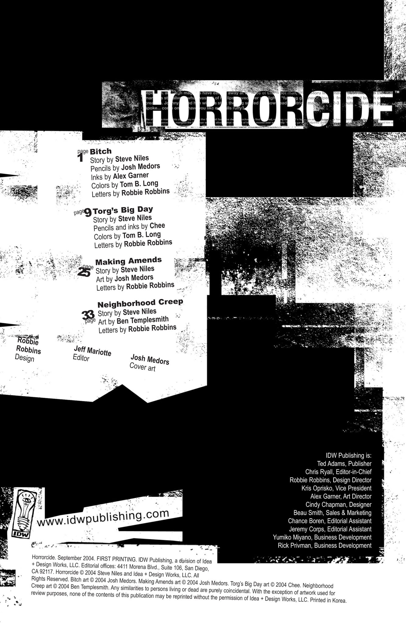 Read online Horrorcide comic -  Issue # Full - 2