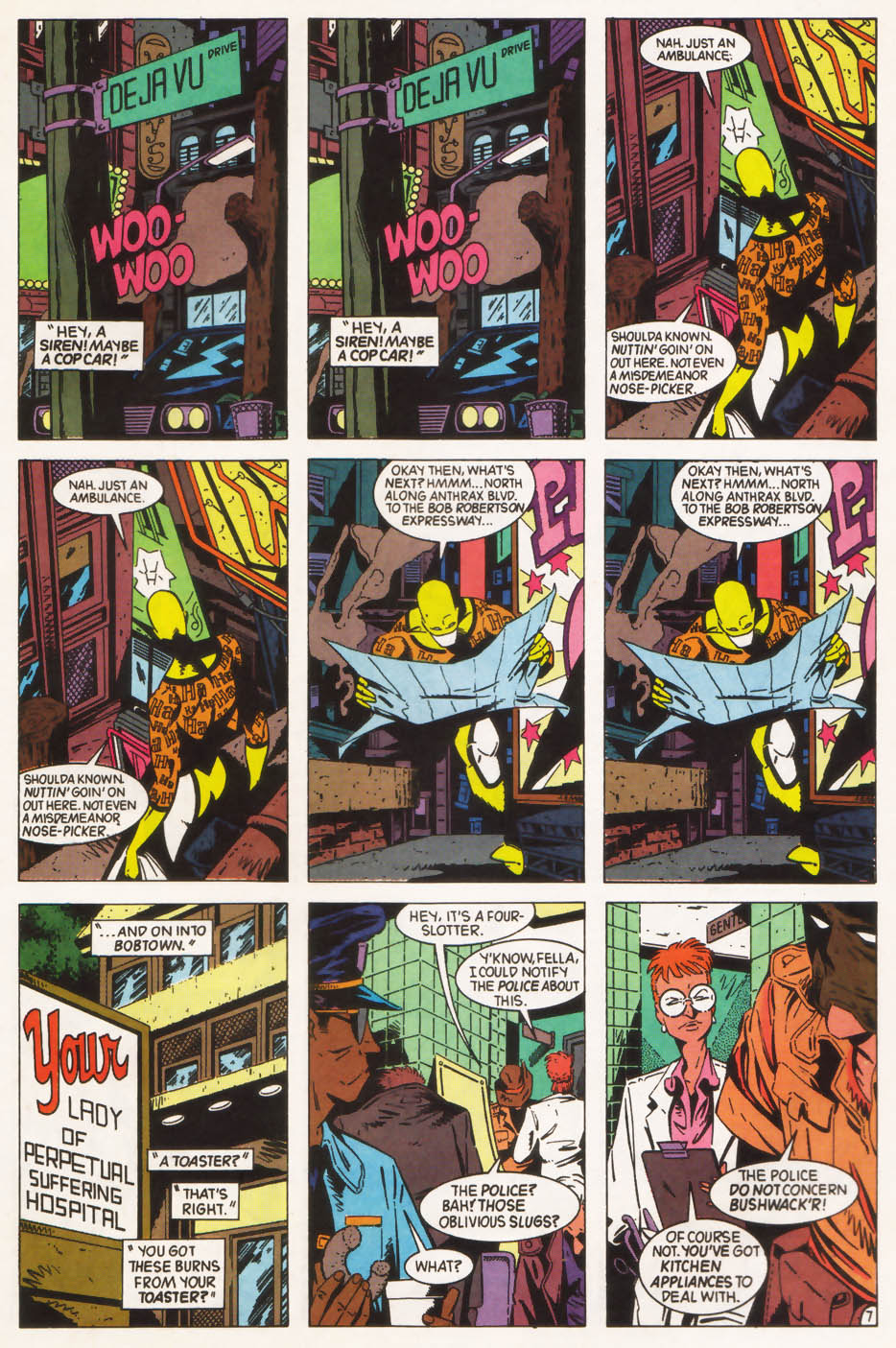 Read online Heckler comic -  Issue #4 - 8