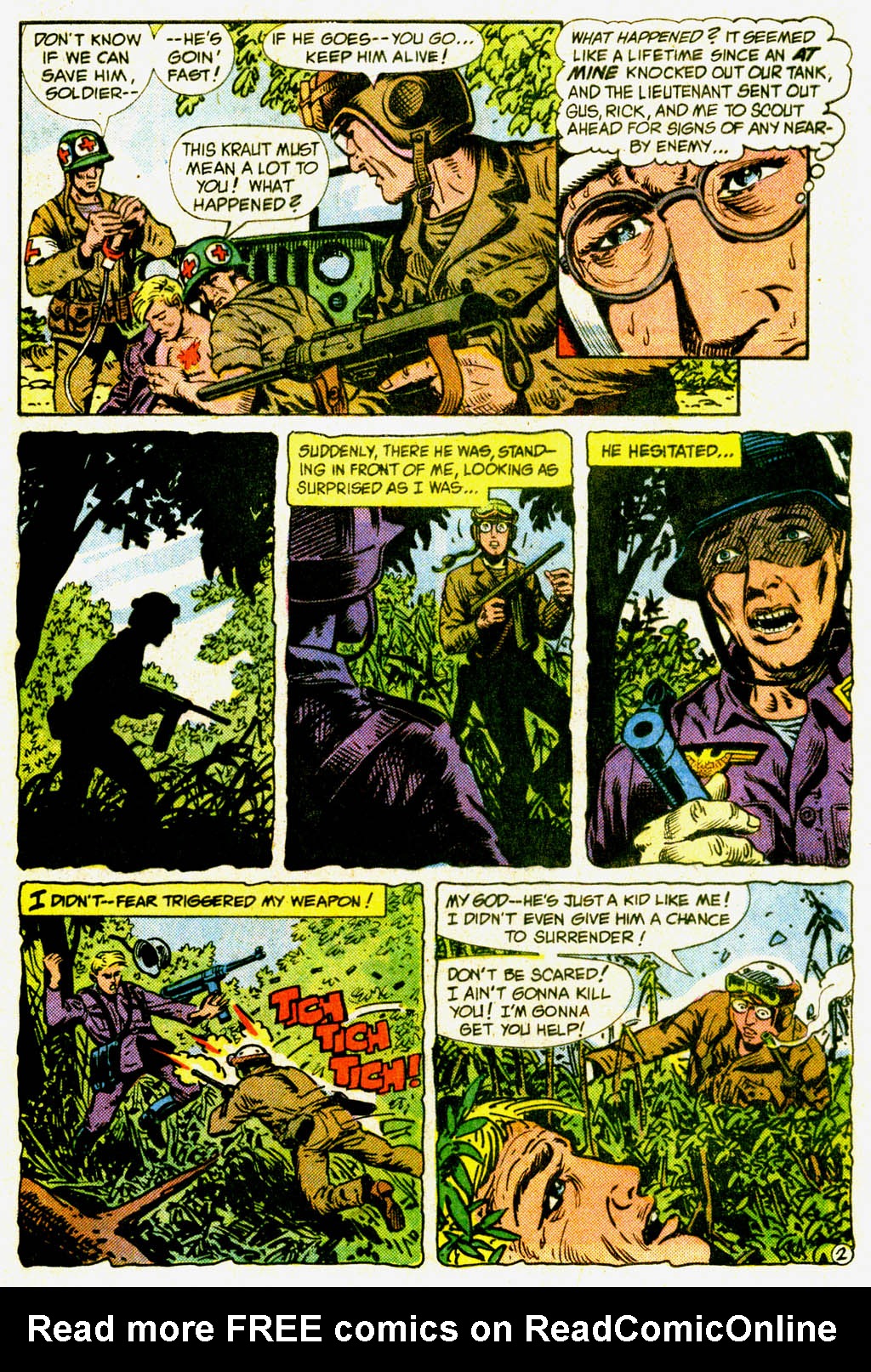 Read online G.I. Combat (1952) comic -  Issue #278 - 32