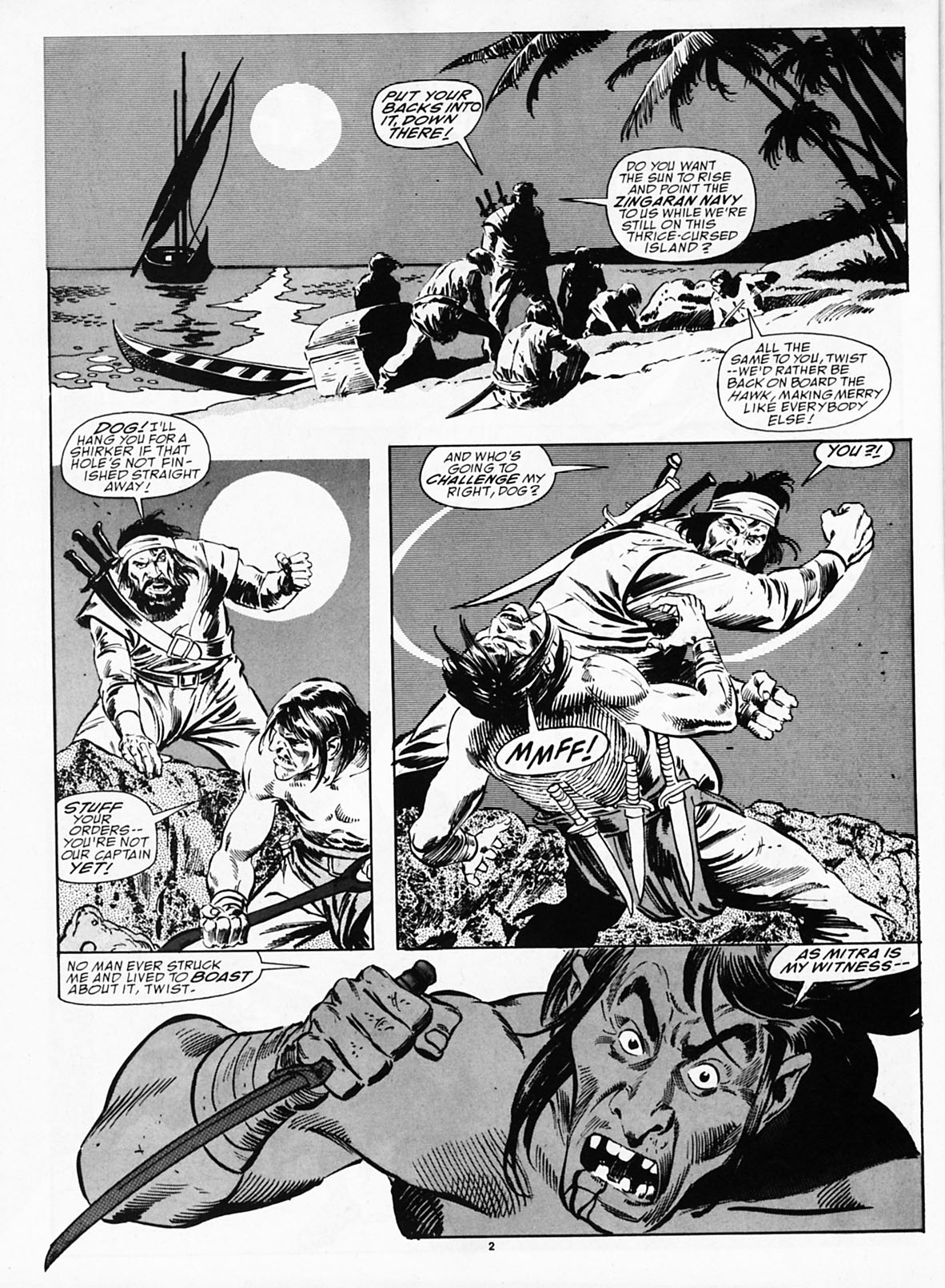 Read online The Savage Sword Of Conan comic -  Issue #190 - 4