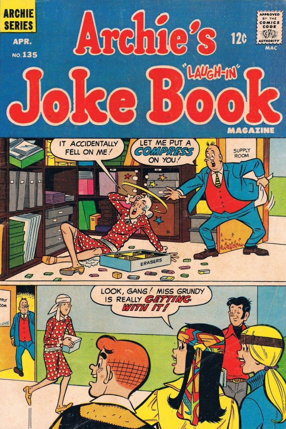 Read online Archie's Joke Book Magazine comic -  Issue #135 - 1