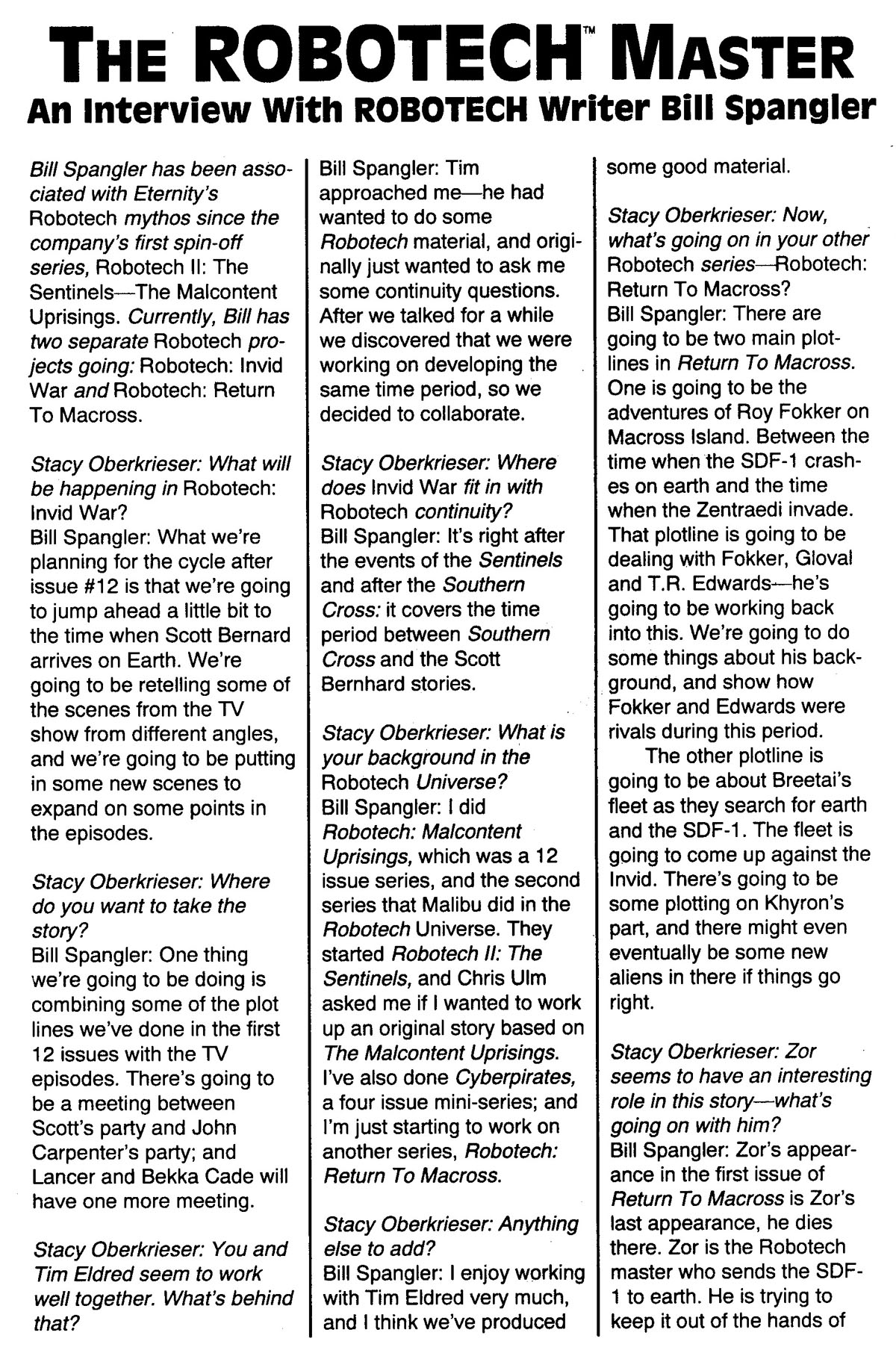 Read online Robotech: Return to Macross comic -  Issue #2 - 31