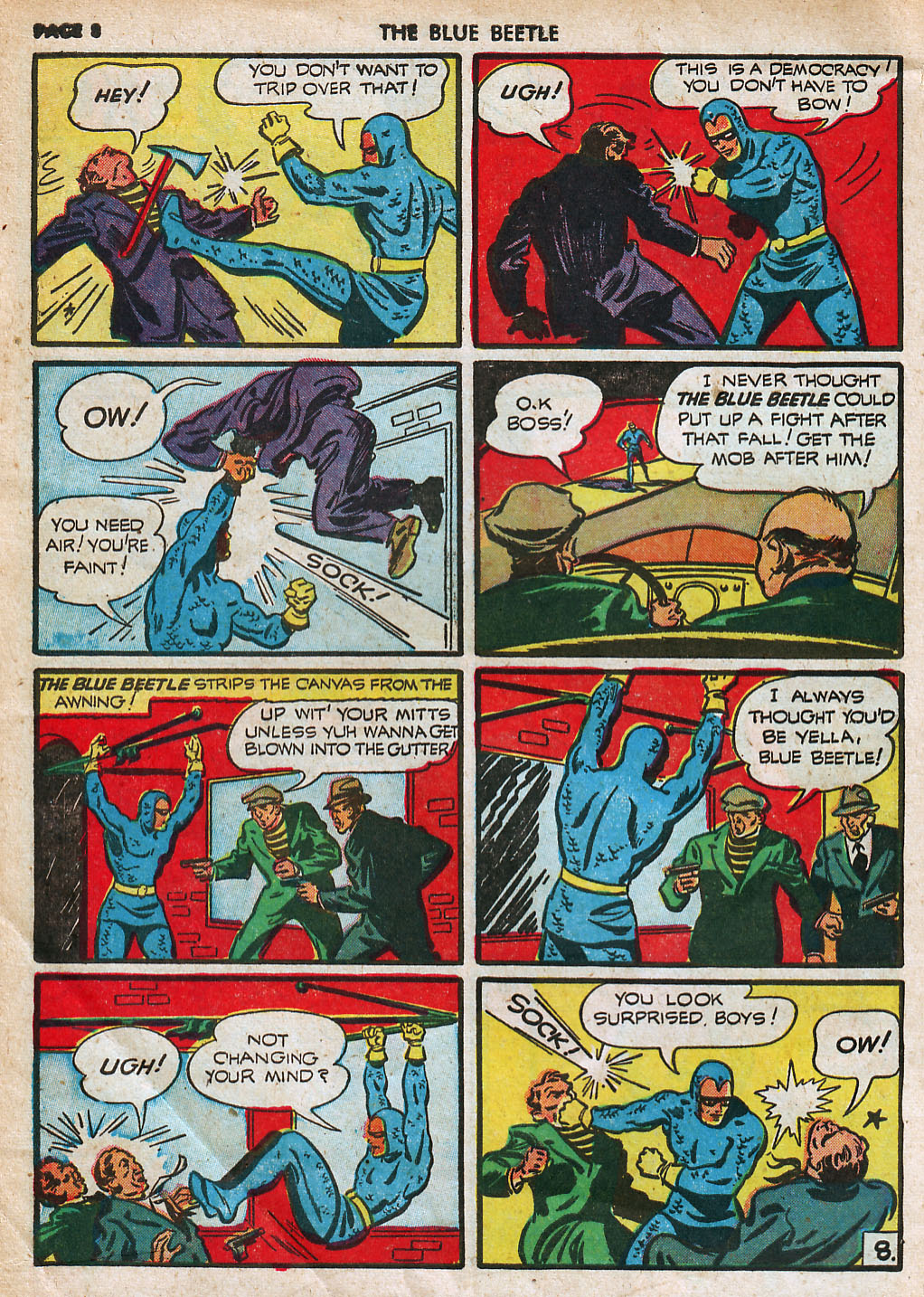 Read online The Blue Beetle comic -  Issue #8 - 10