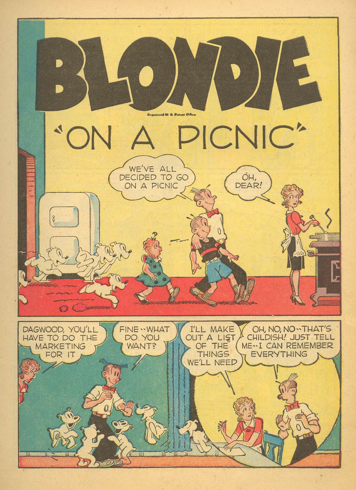 Read online Blondie Comics (1947) comic -  Issue #3 - 3