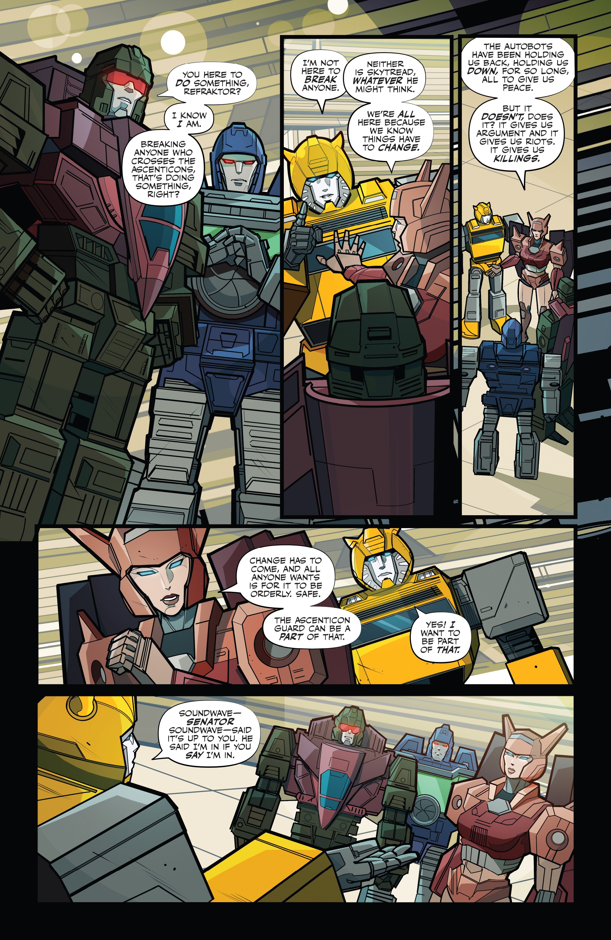 Read online Transformers (2019) comic -  Issue #7 - 16