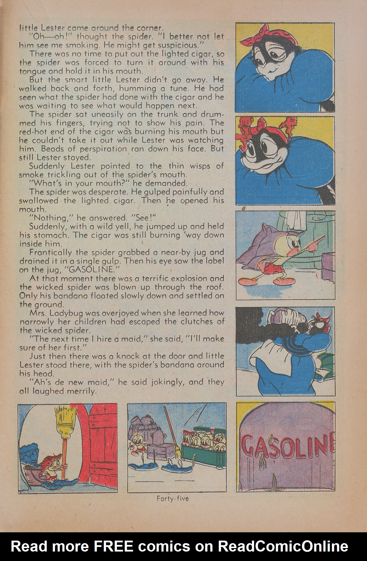 Read online Our Gang Comics comic -  Issue #4 - 47