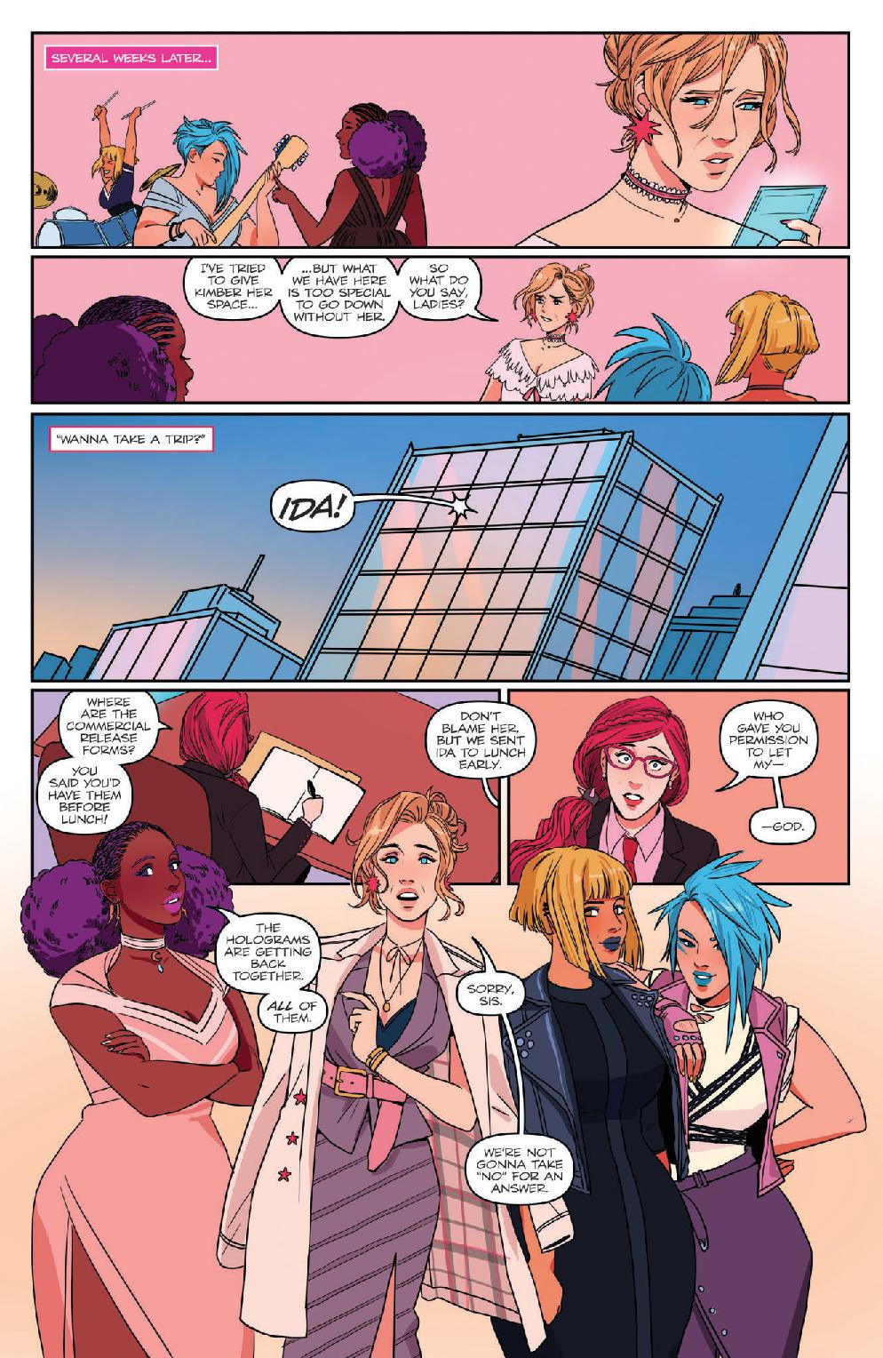 Read online Jem and the Holograms 20/20 comic -  Issue # Full - 18