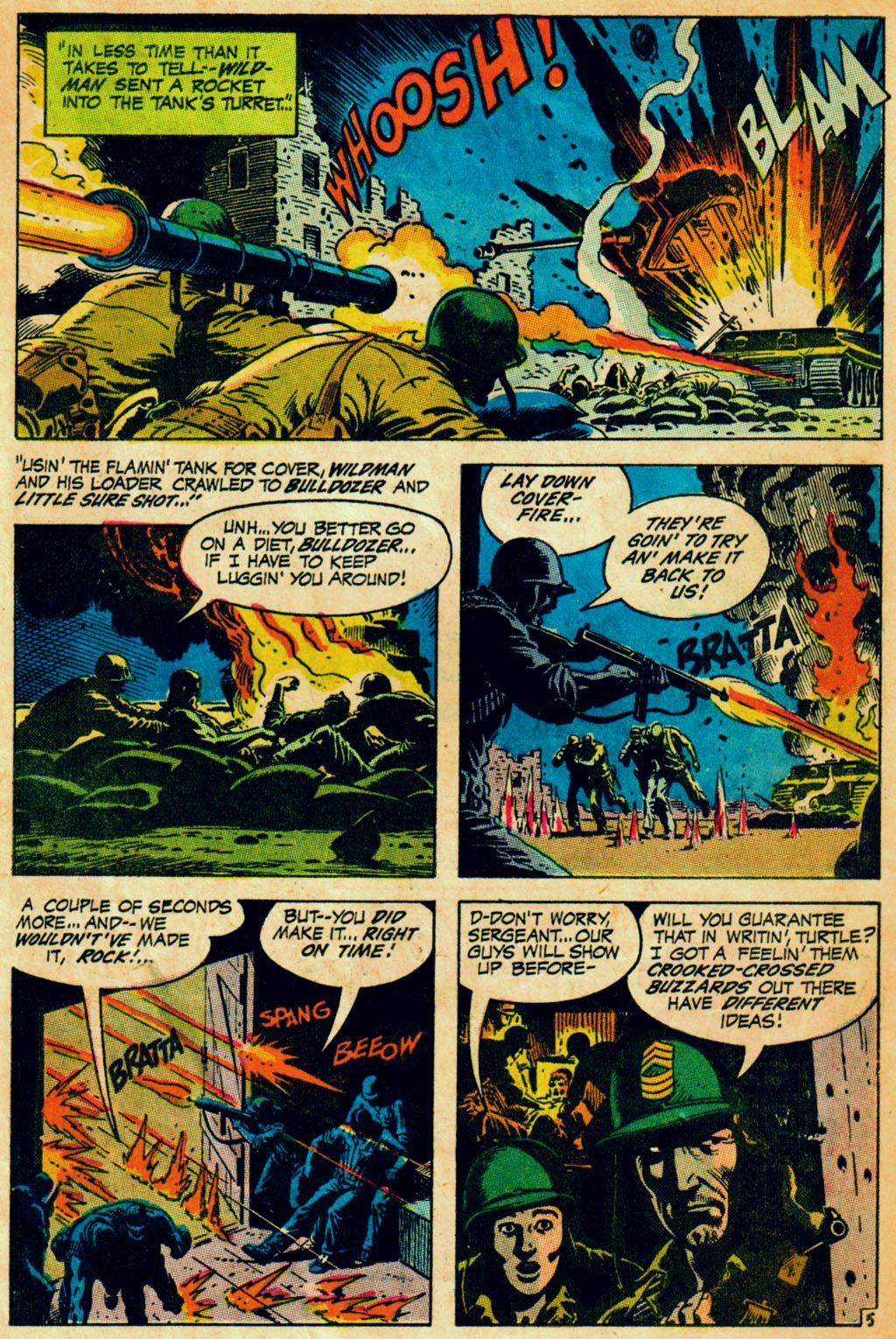 Read online Our Army at War (1952) comic -  Issue #223 - 6