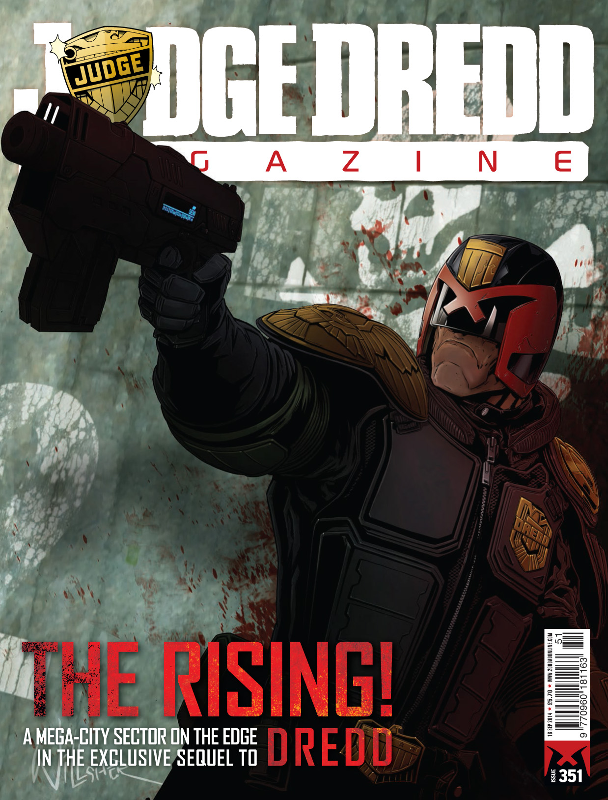 Read online Judge Dredd Megazine (Vol. 5) comic -  Issue #351 - 1