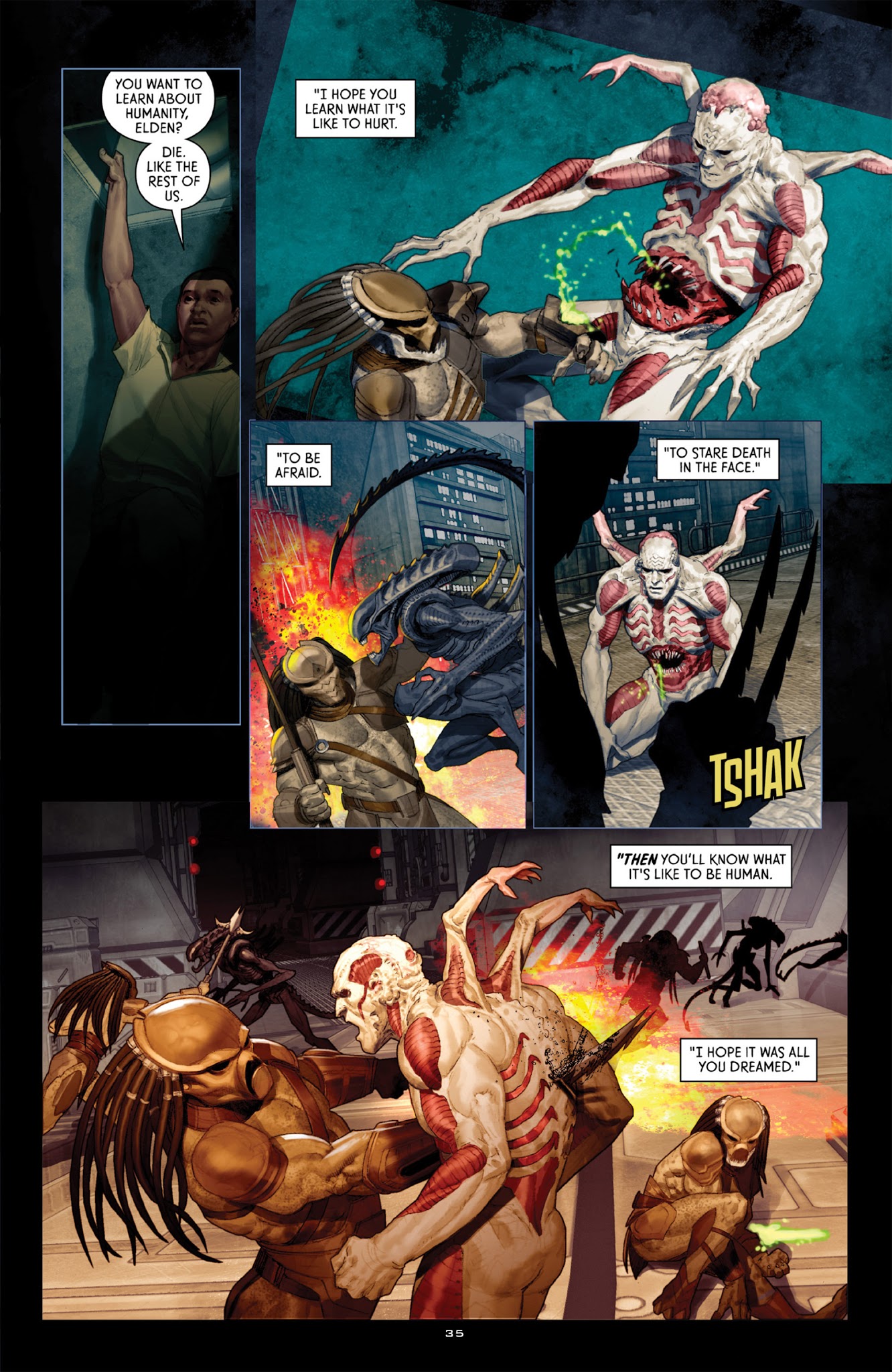 Read online Alien vs. Predator: Fire and Stone comic -  Issue # _TPB - 37