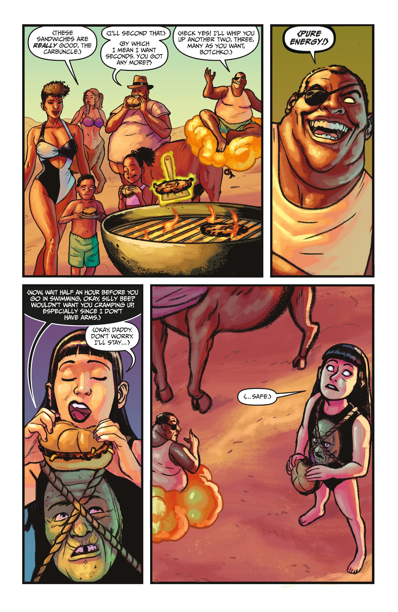 Read online Curse Words Summer Swimsuit Special comic -  Issue # Full - 14