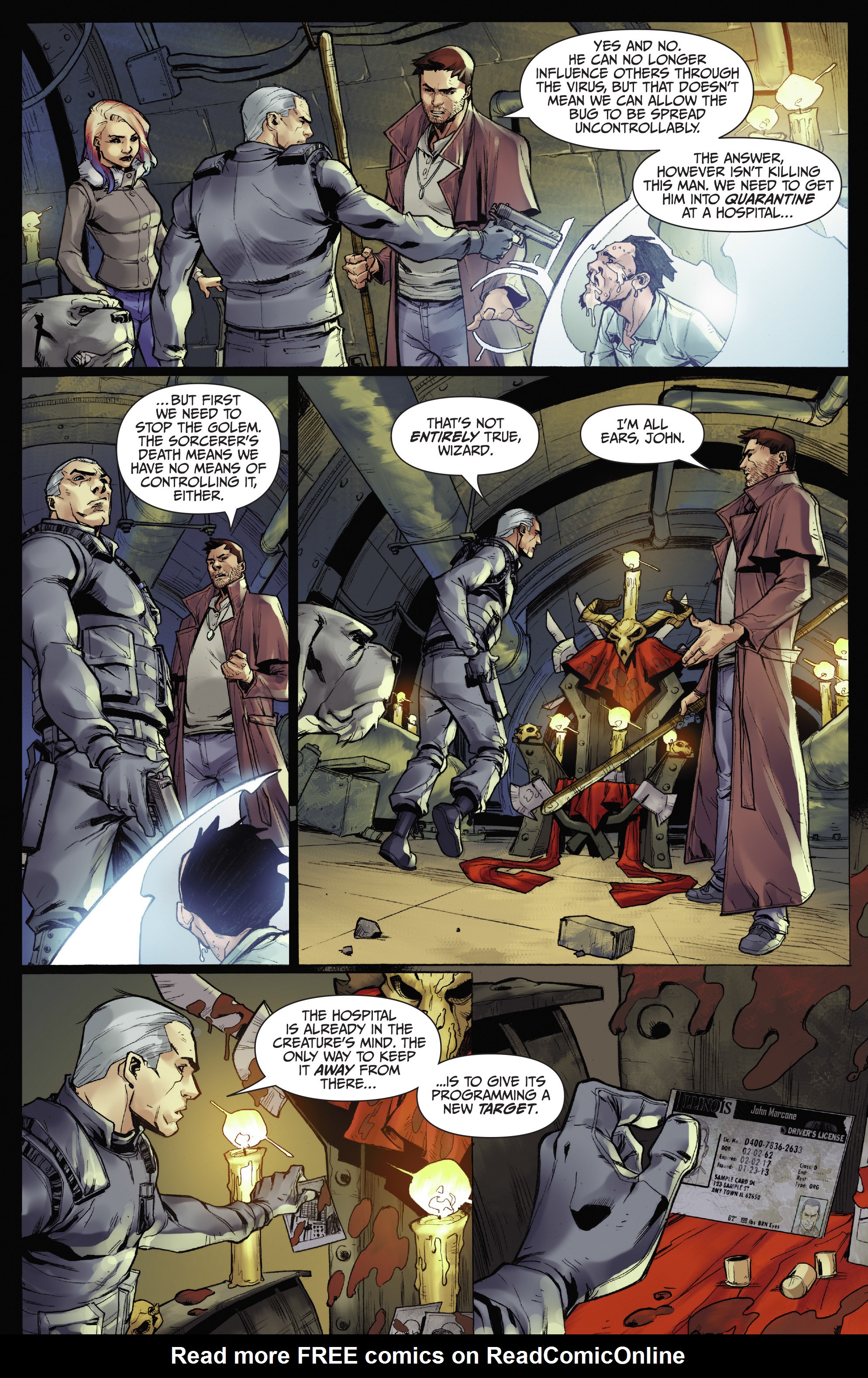 Read online Jim Butcher's The Dresden Files: Down Town comic -  Issue # _TPB - 121