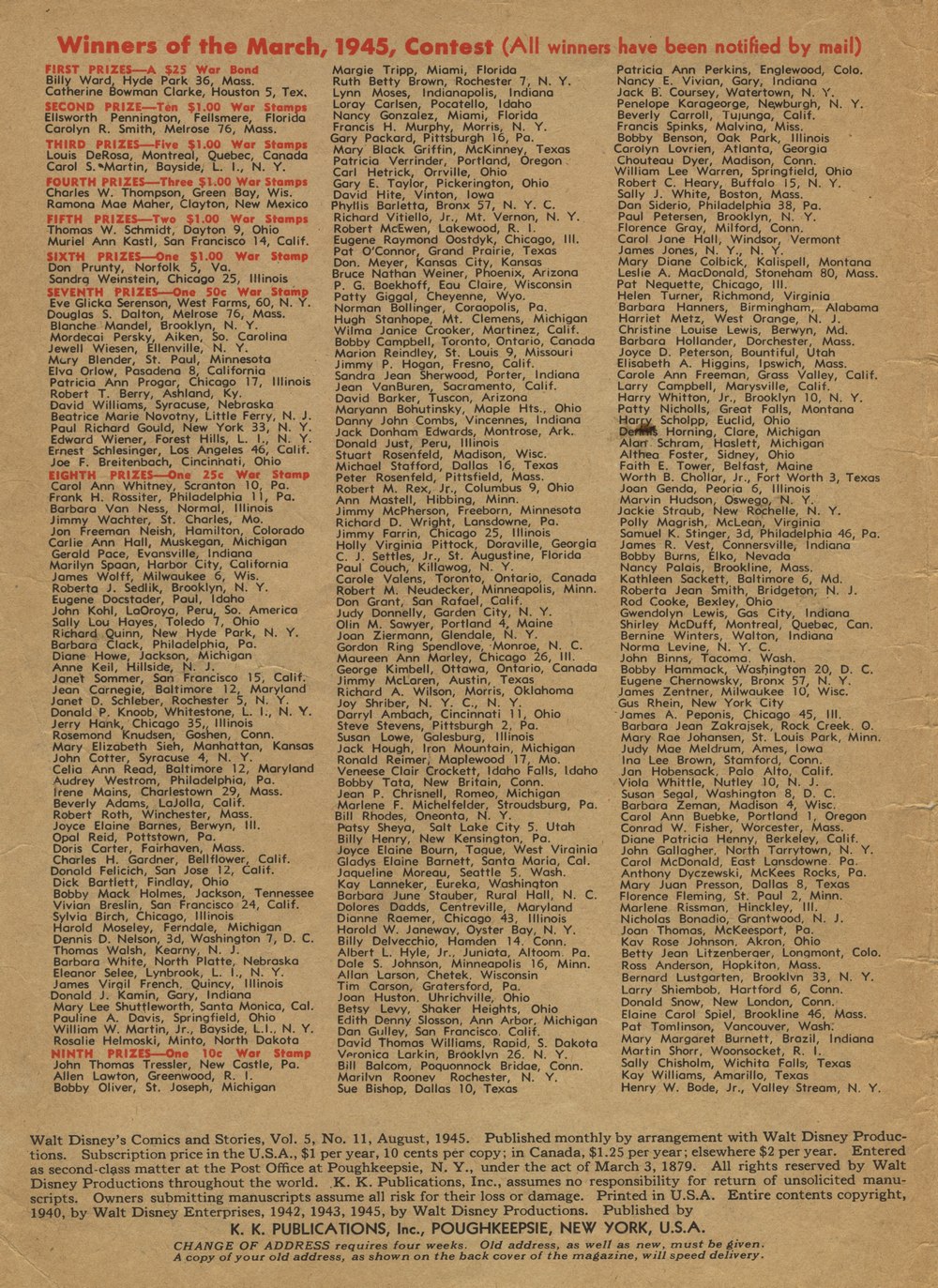 Read online Walt Disney's Comics and Stories comic -  Issue #59 - 2