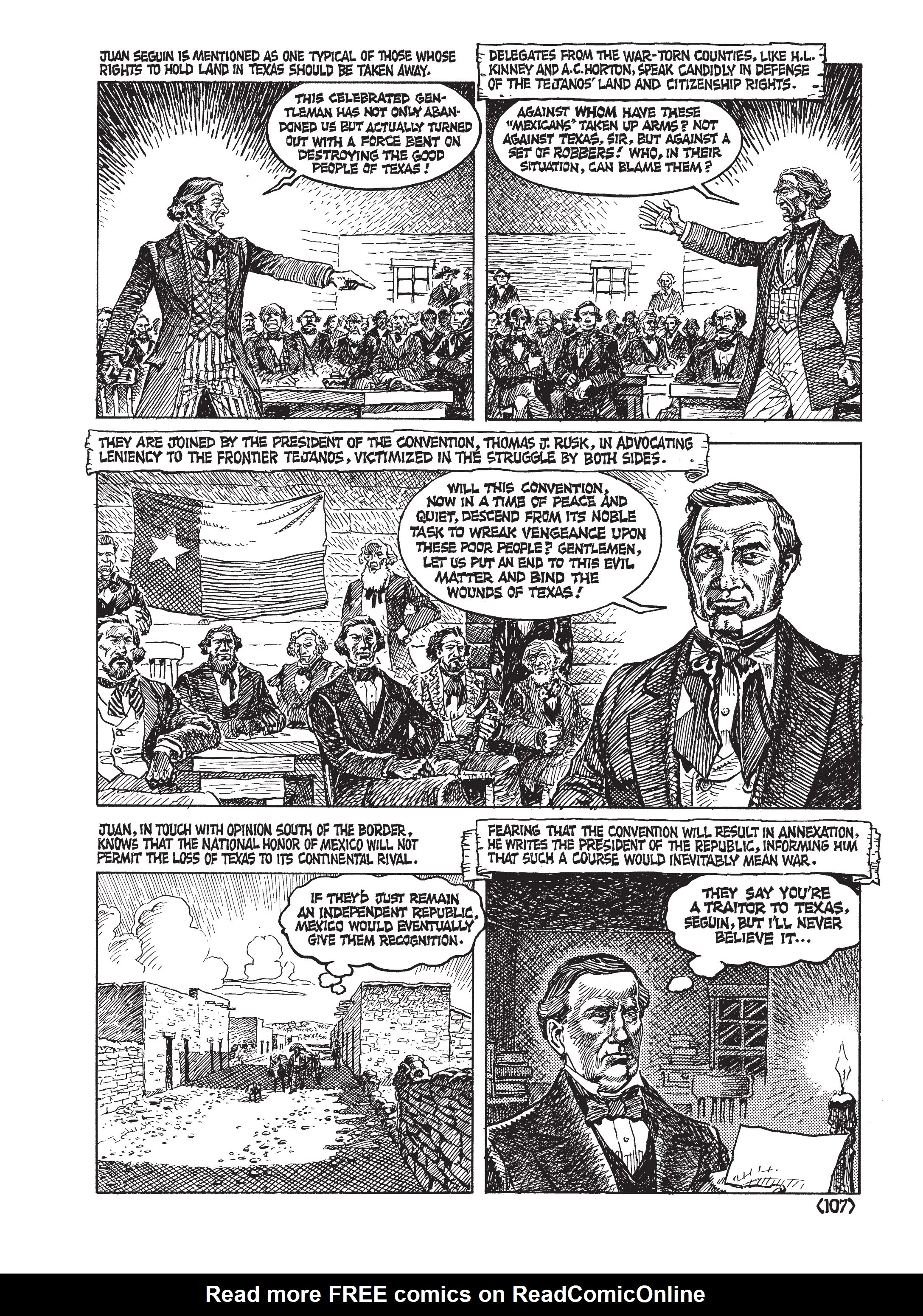 Read online Jack Jackson's American History: Los Tejanos and Lost Cause comic -  Issue # TPB (Part 2) - 11