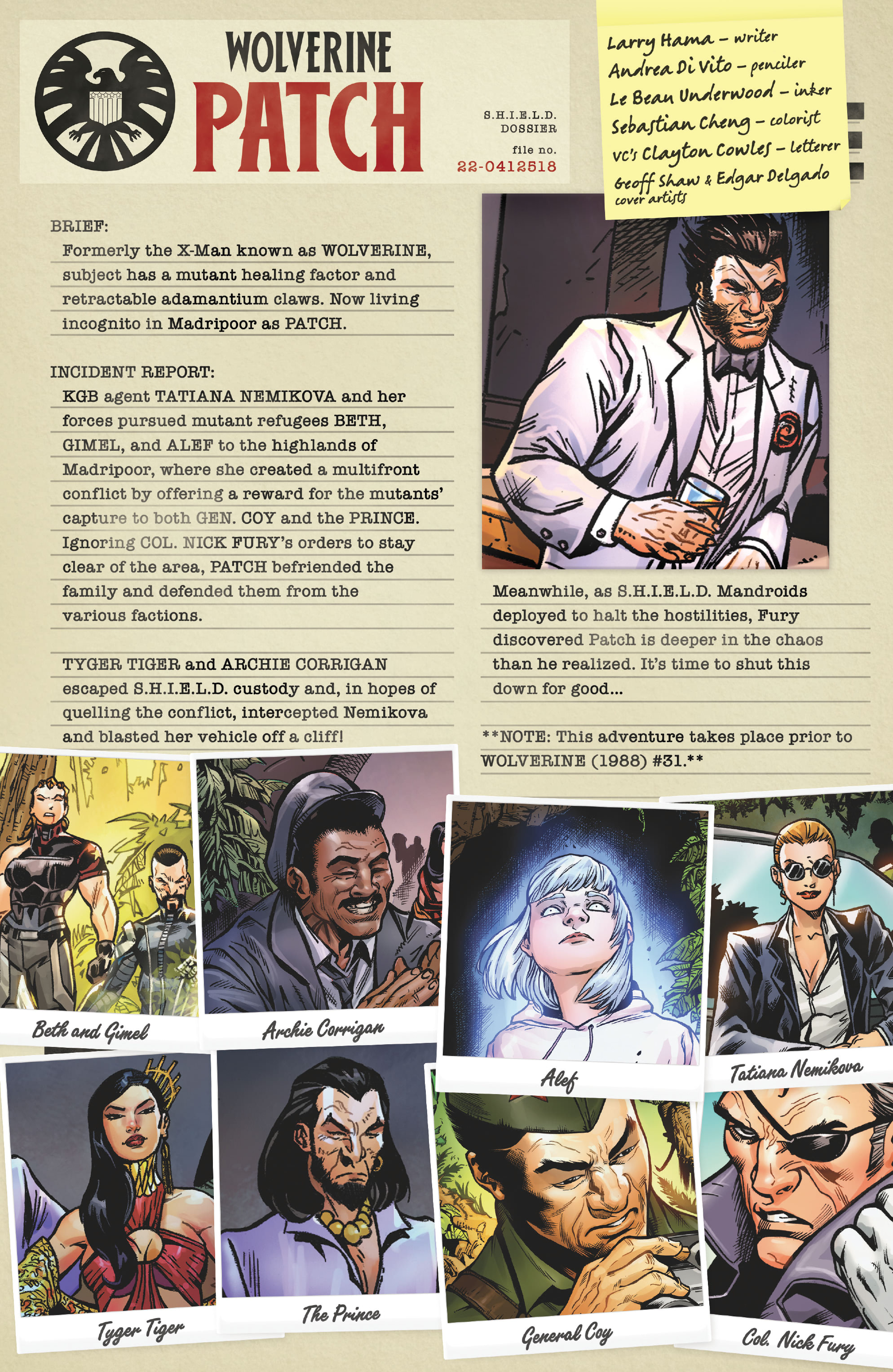 Read online Wolverine: Patch comic -  Issue #5 - 2