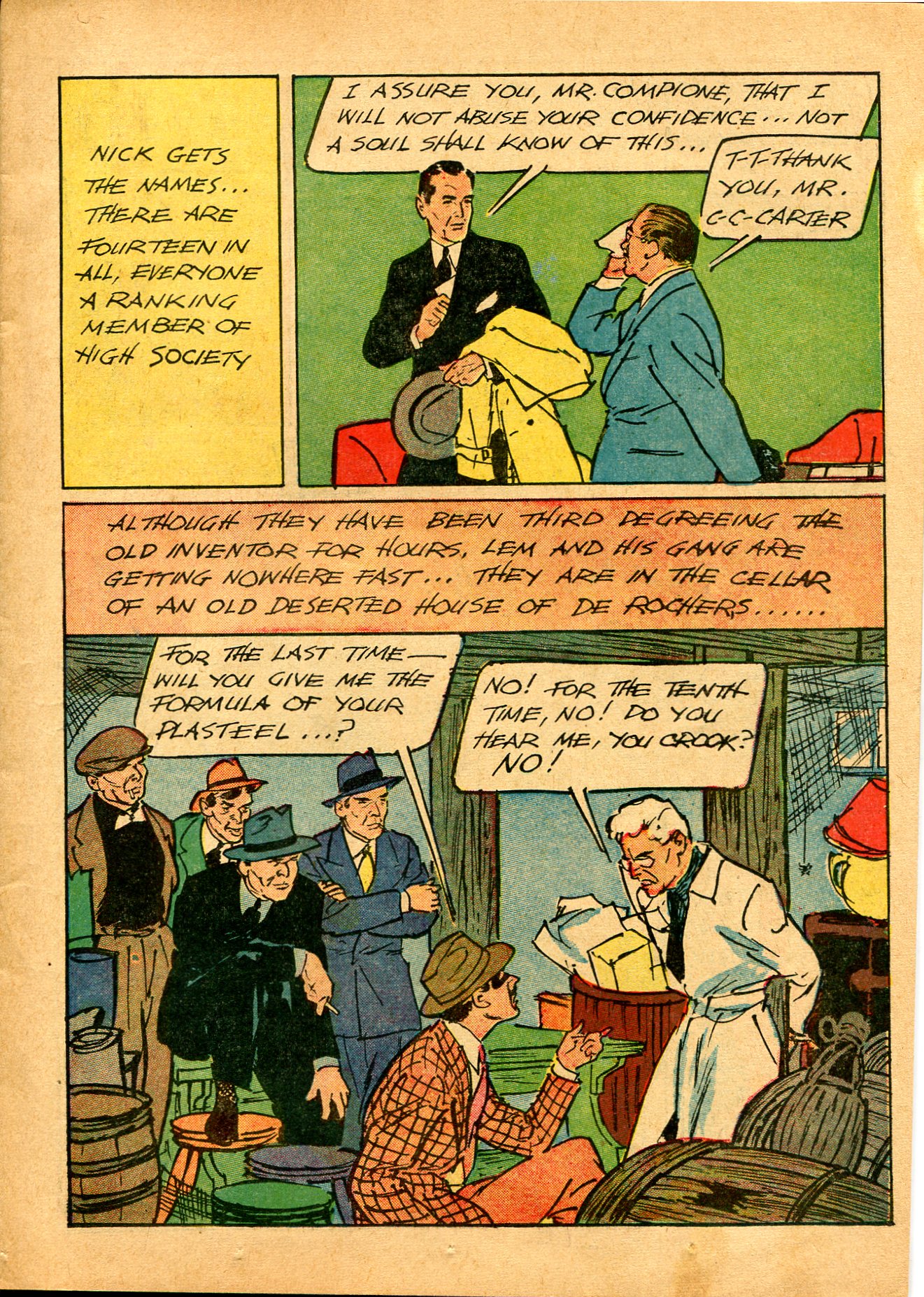 Read online Shadow Comics comic -  Issue #14 - 14