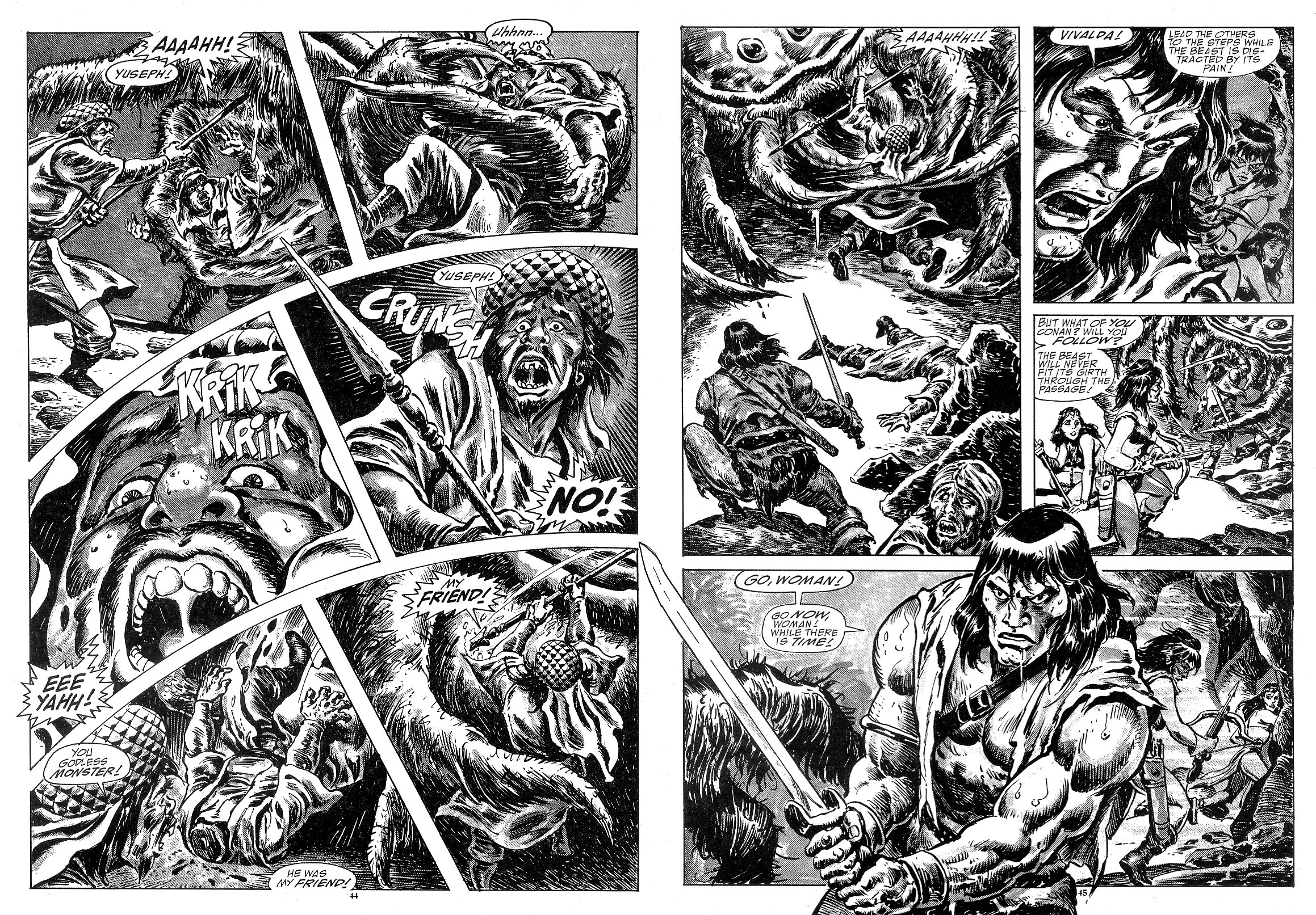 Read online The Savage Sword Of Conan comic -  Issue #183 - 29