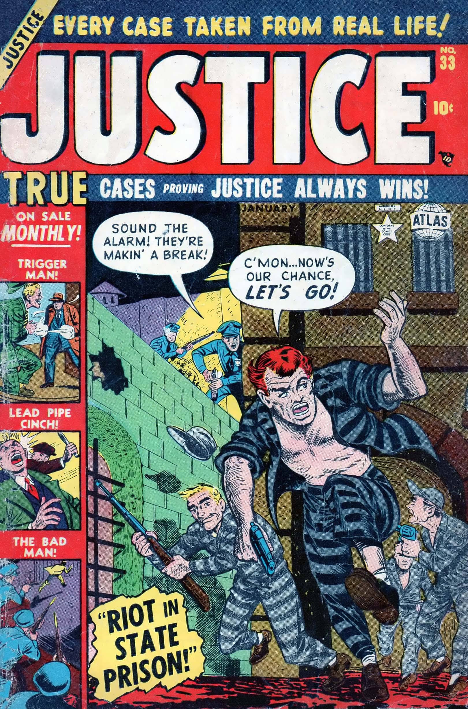 Read online Justice (1947) comic -  Issue #33 - 1