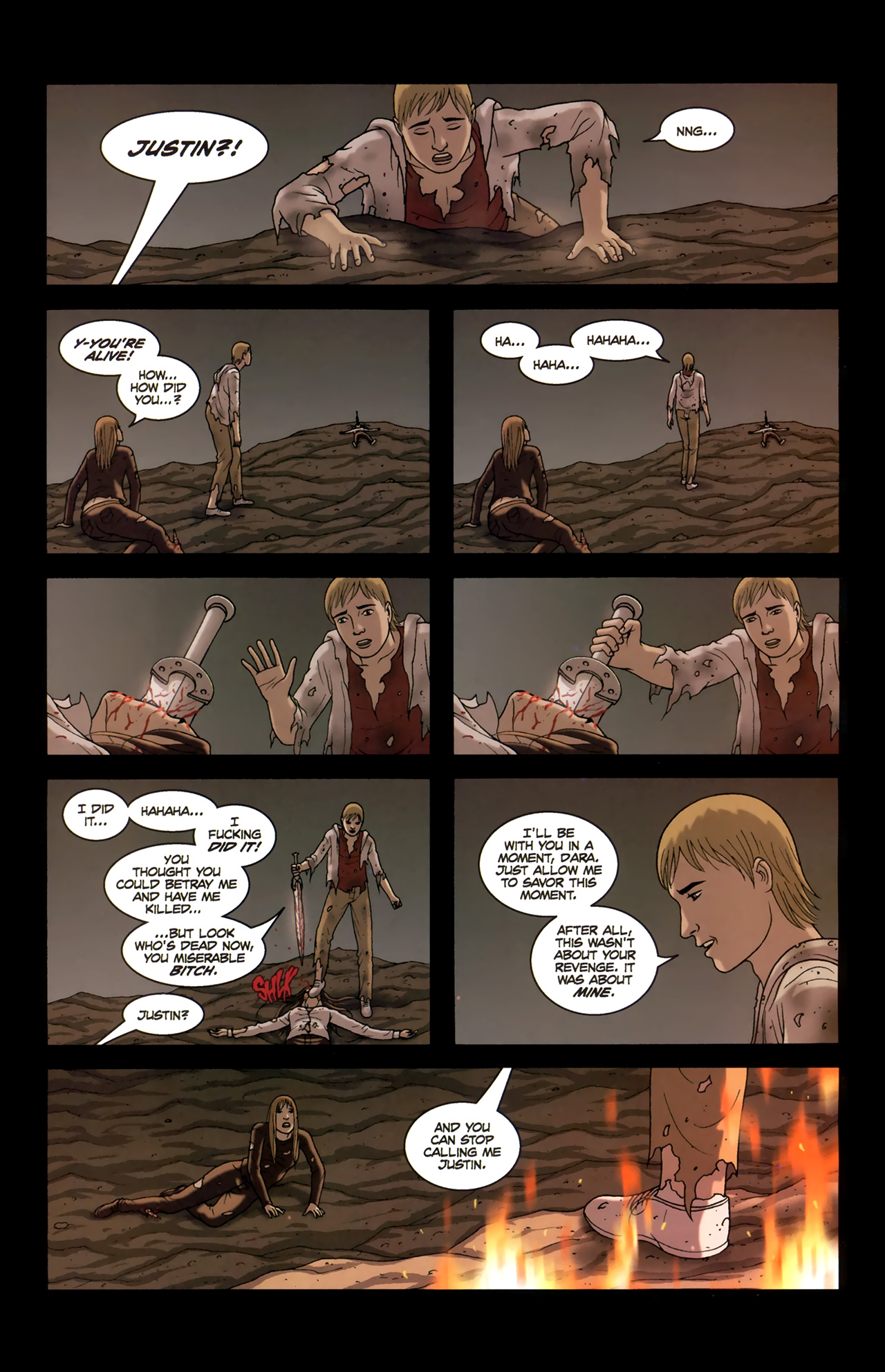 Read online The Sword comic -  Issue #23 - 25