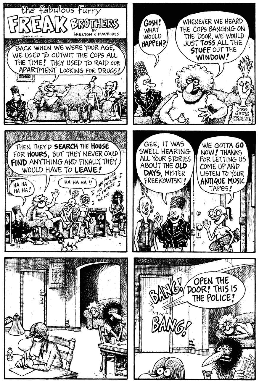 Read online The Fabulous Furry Freak Brothers comic -  Issue #12 - 14