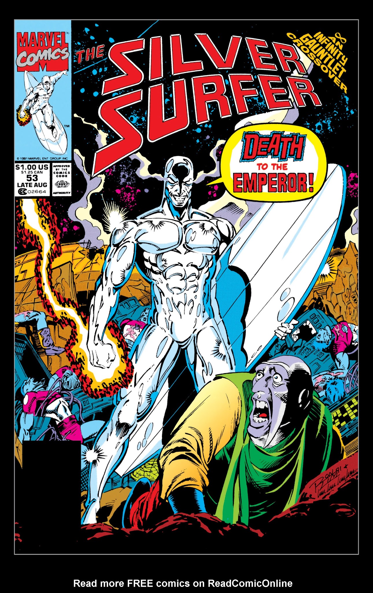 Read online Silver Surfer Epic Collection comic -  Issue # TPB 7 - 110