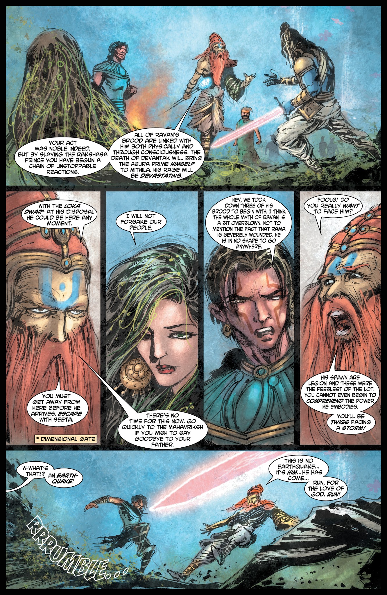 Read online Ramayan 3392 A.D. comic -  Issue #5 - 22