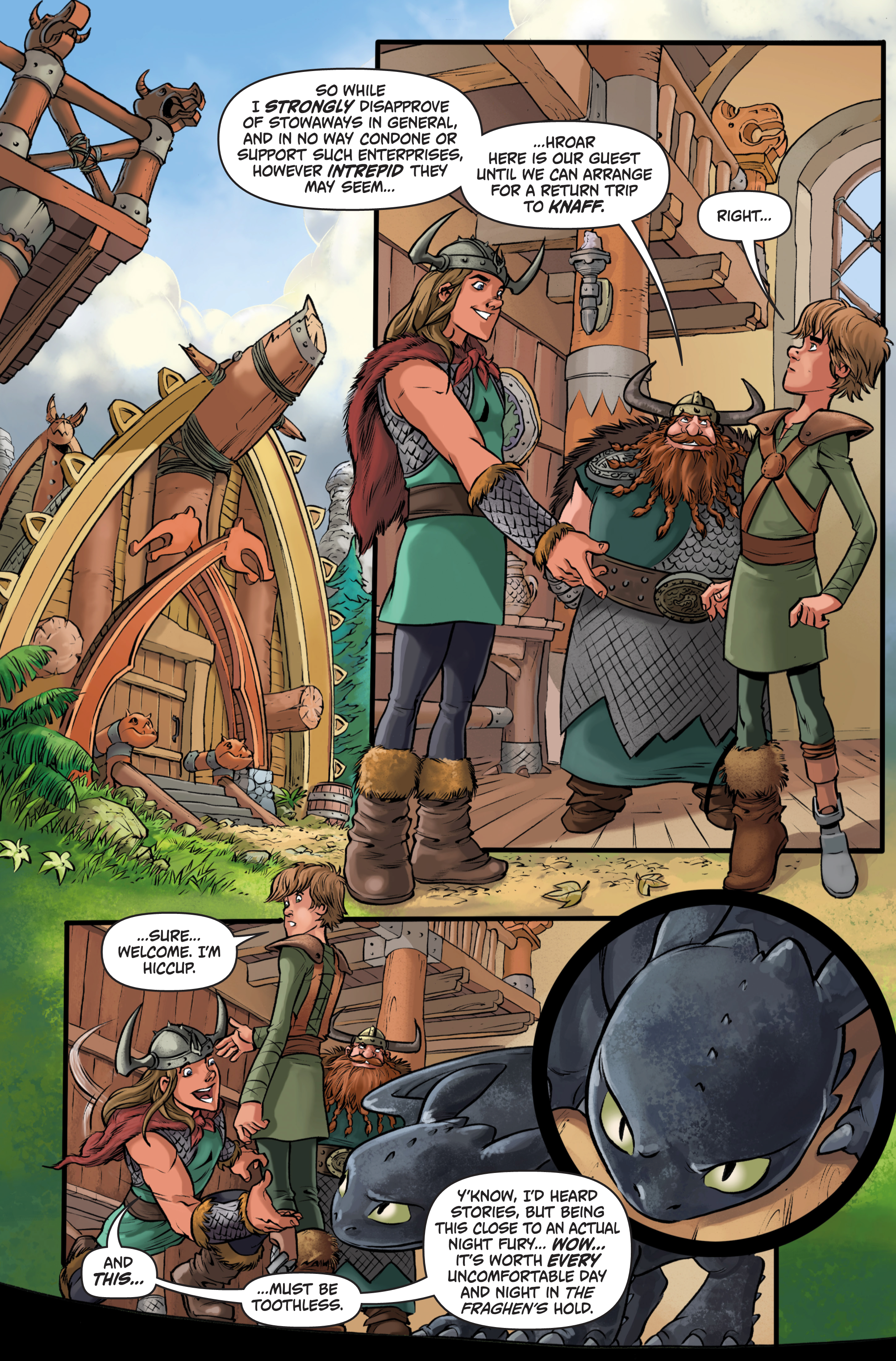 Read online DreamWorks Dragons: Riders of Berk comic -  Issue # _TPB - 69