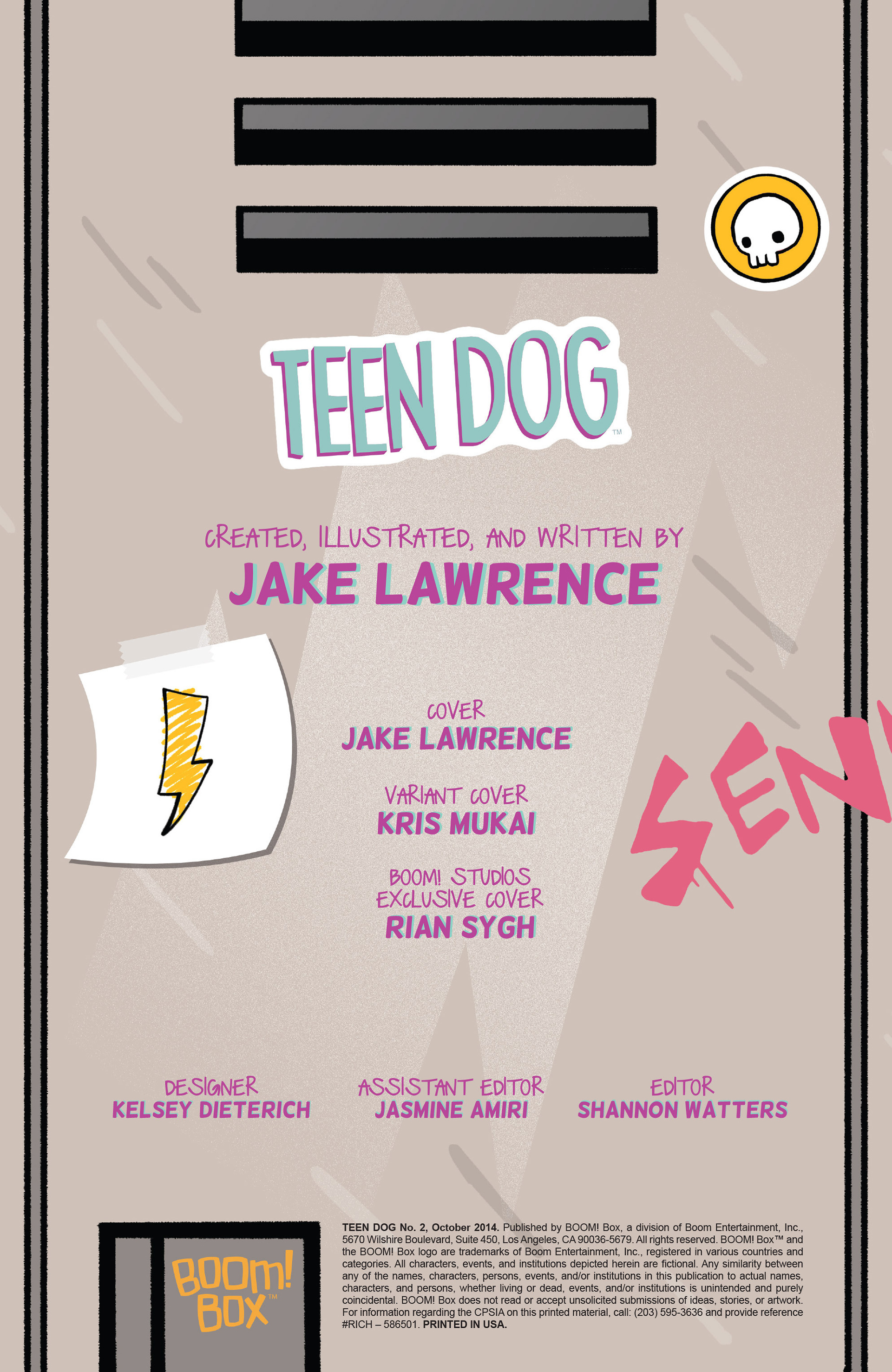 Read online Teen Dog comic -  Issue #2 - 2