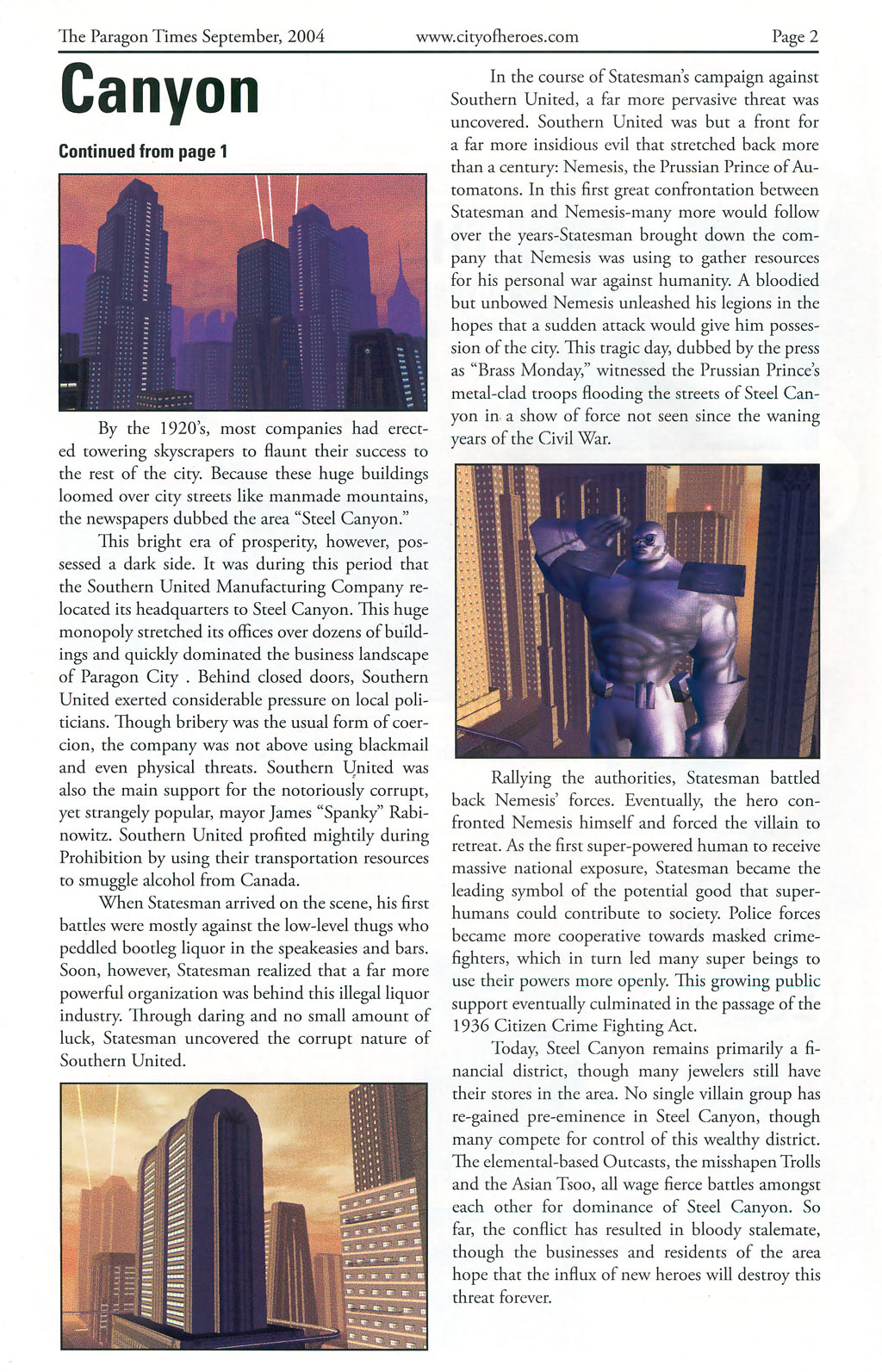 Read online City of Heroes (2004) comic -  Issue #5 - 25