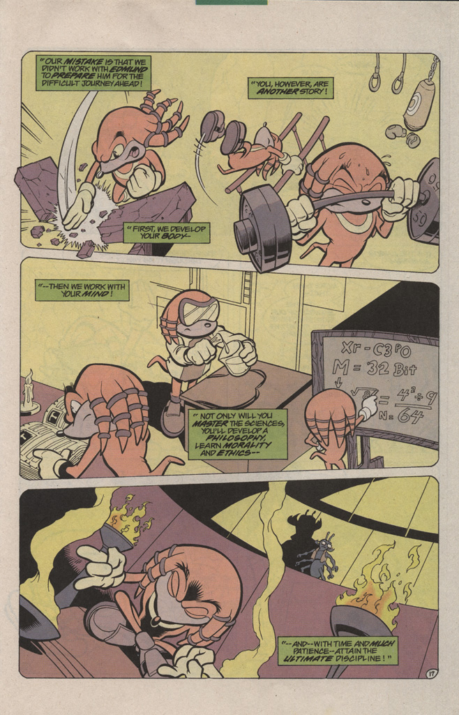Read online Knuckles the Echidna comic -  Issue #2 - 25