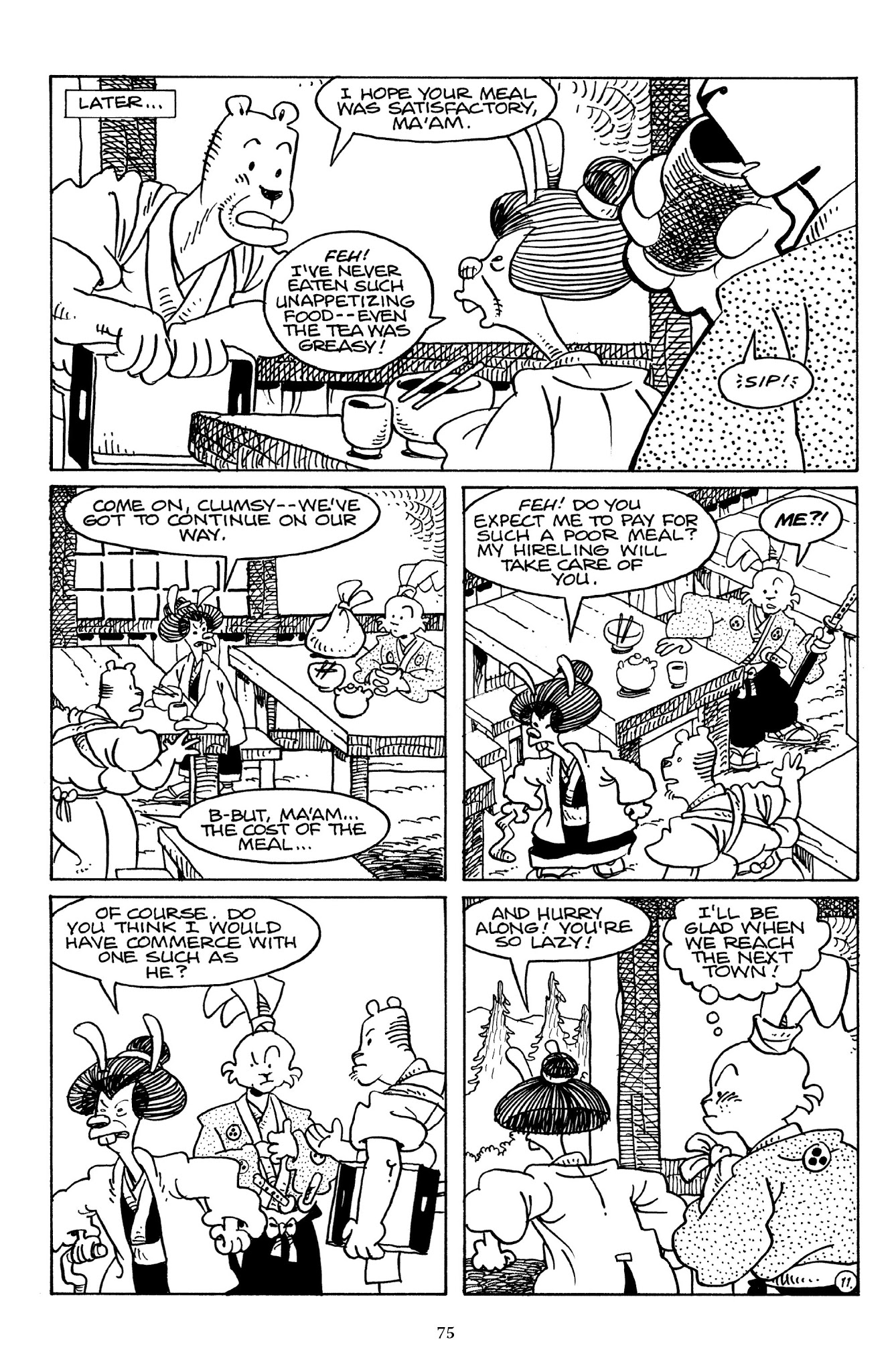 Read online The Usagi Yojimbo Saga comic -  Issue # TPB 5 - 72