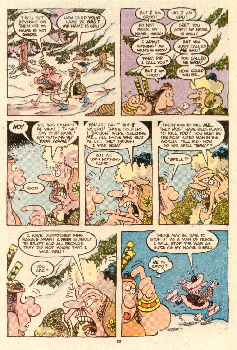 Read online Sergio Aragonés Groo the Wanderer comic -  Issue #22 - 22