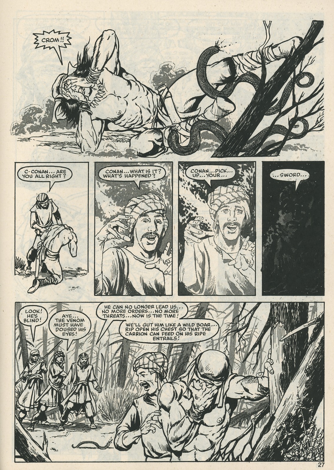 Read online The Savage Sword Of Conan comic -  Issue #117 - 25