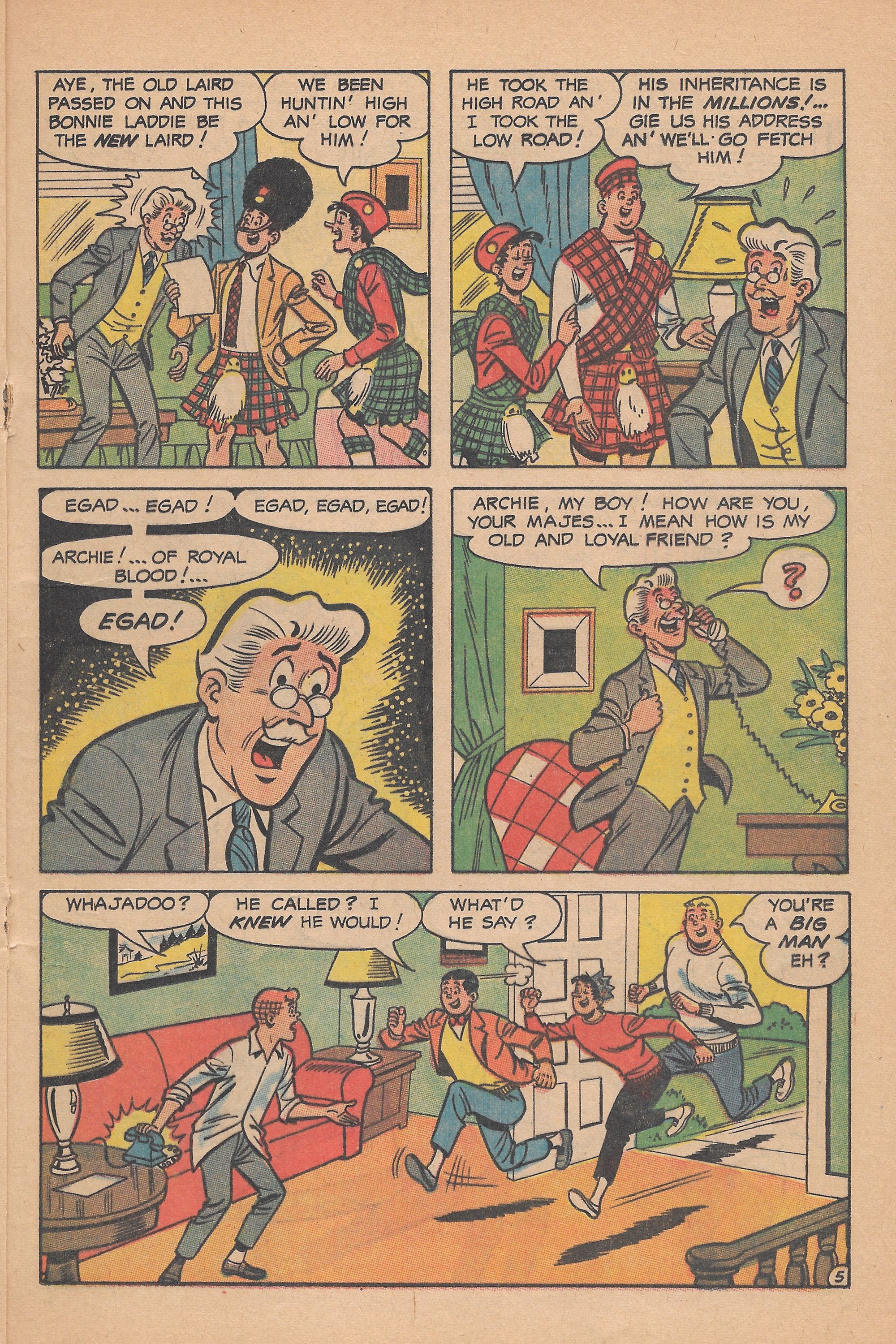 Read online Archie Giant Series Magazine comic -  Issue #148 - 7