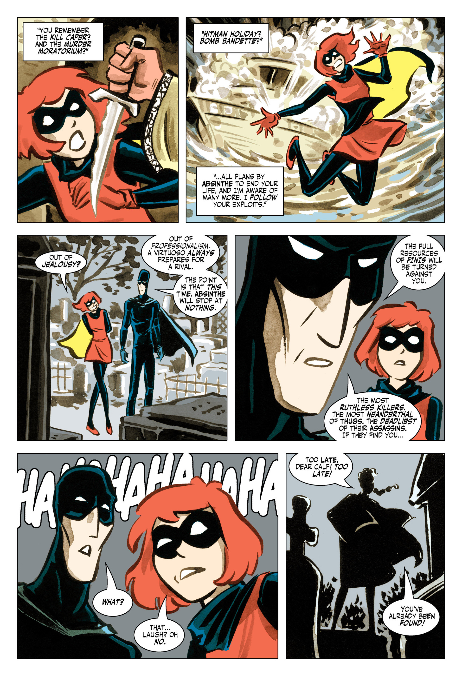 Read online Bandette (2012) comic -  Issue #3 - 17