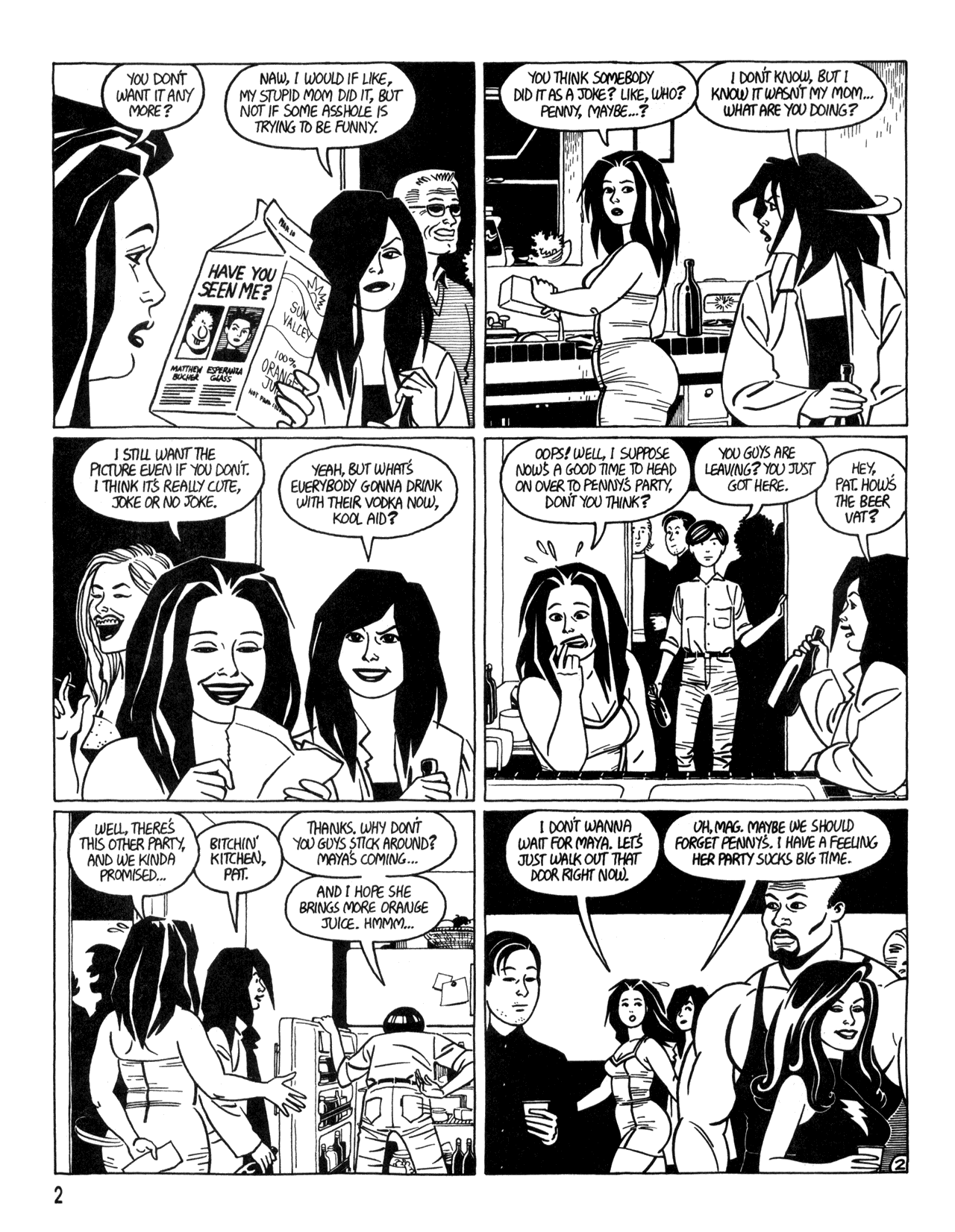 Read online Love and Rockets (1982) comic -  Issue #33 - 4