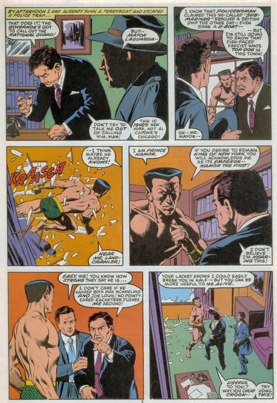 Read online Saga of the Sub-Mariner comic -  Issue #4 - 4