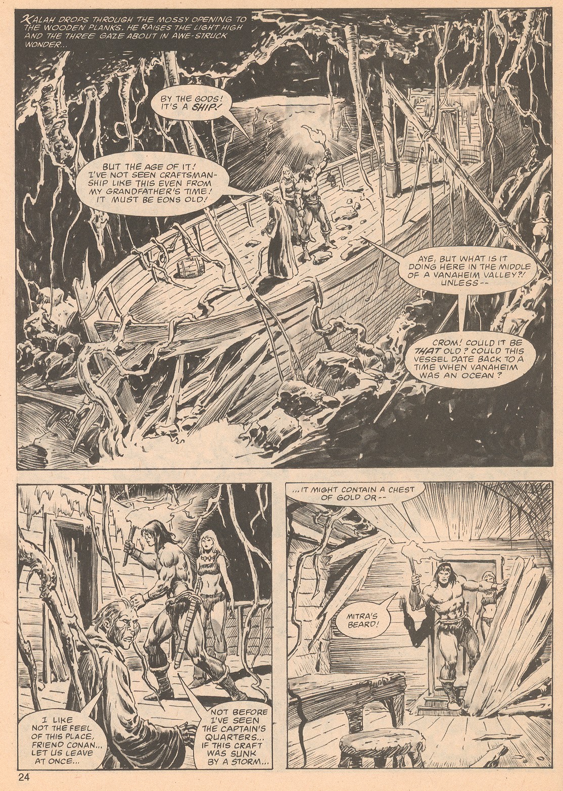 Read online The Savage Sword Of Conan comic -  Issue #64 - 24