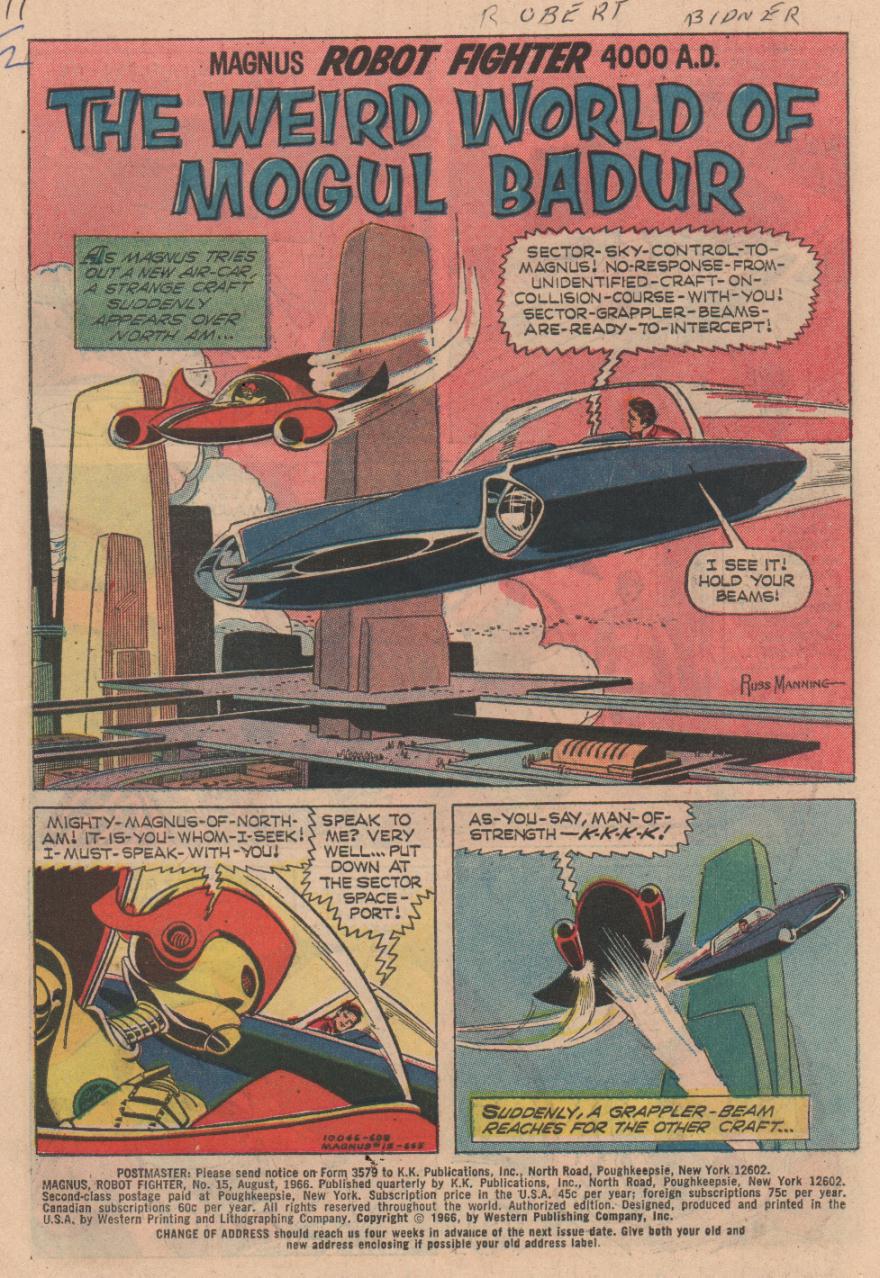 Read online Magnus, Robot Fighter 4000 AD comic -  Issue #15 - 3