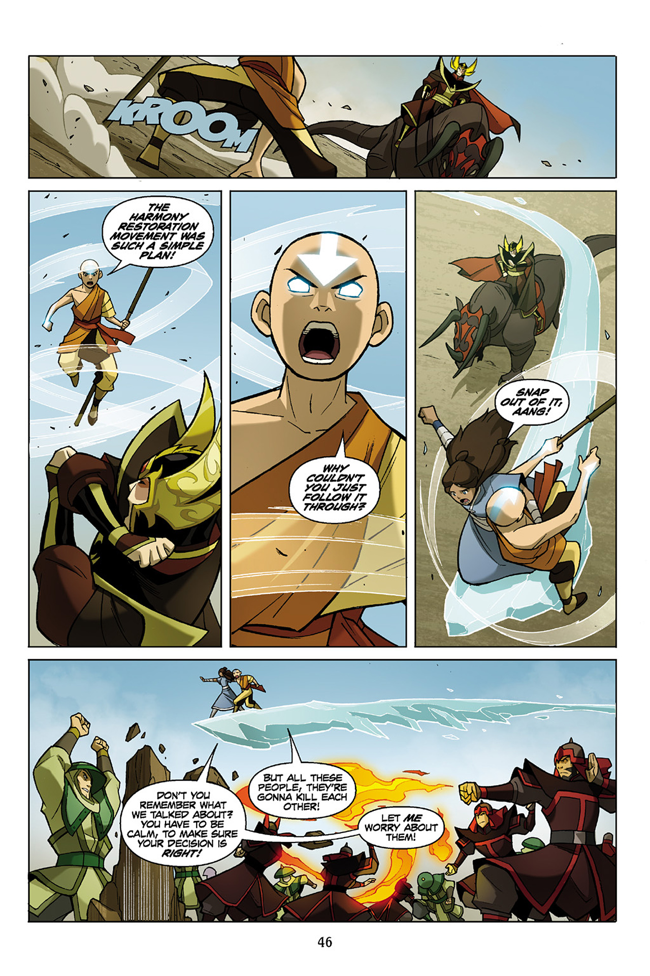 Read online Nickelodeon Avatar: The Last Airbender - The Promise comic -  Issue # Part 3 - 46