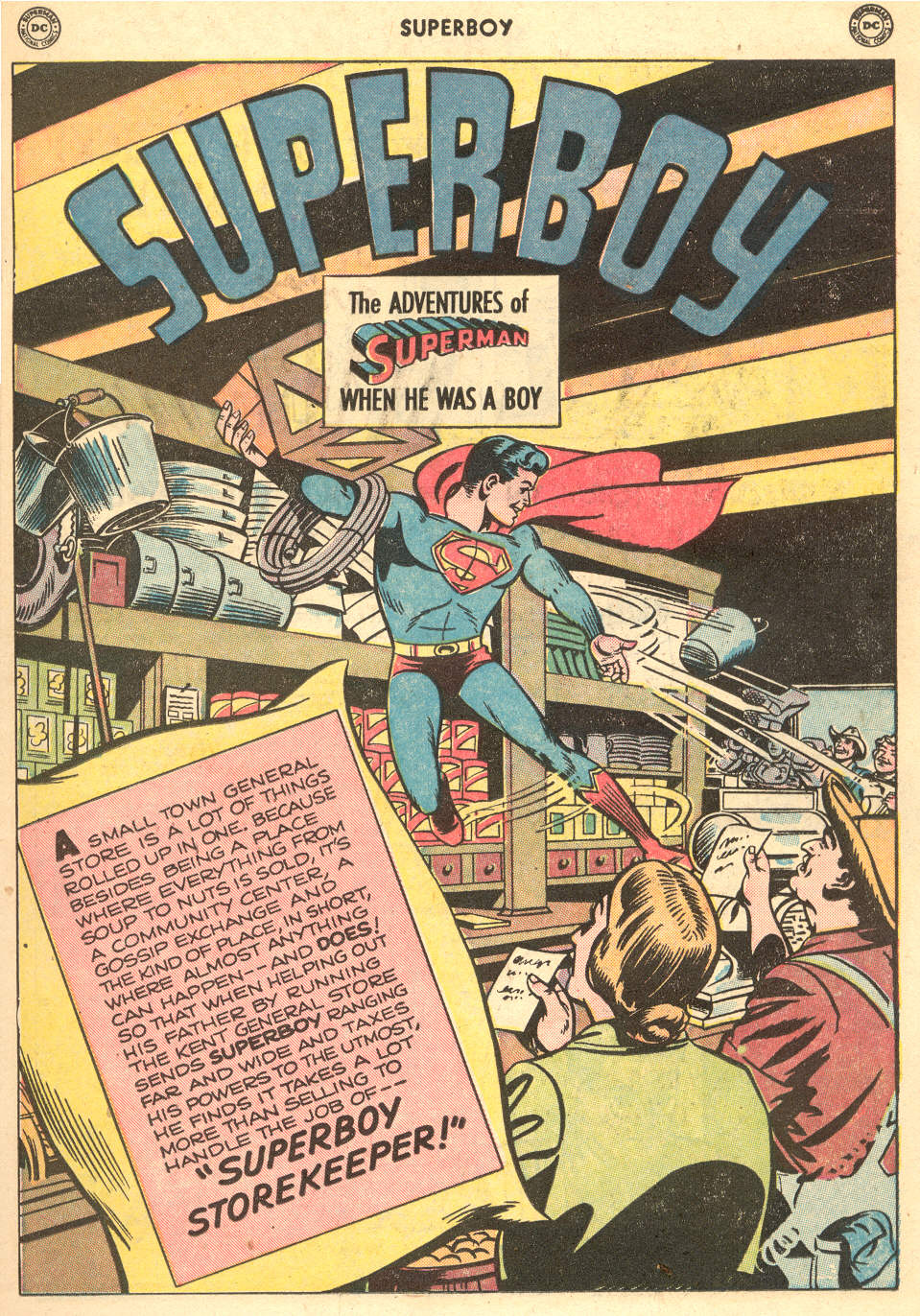 Read online Superboy (1949) comic -  Issue #6 - 12