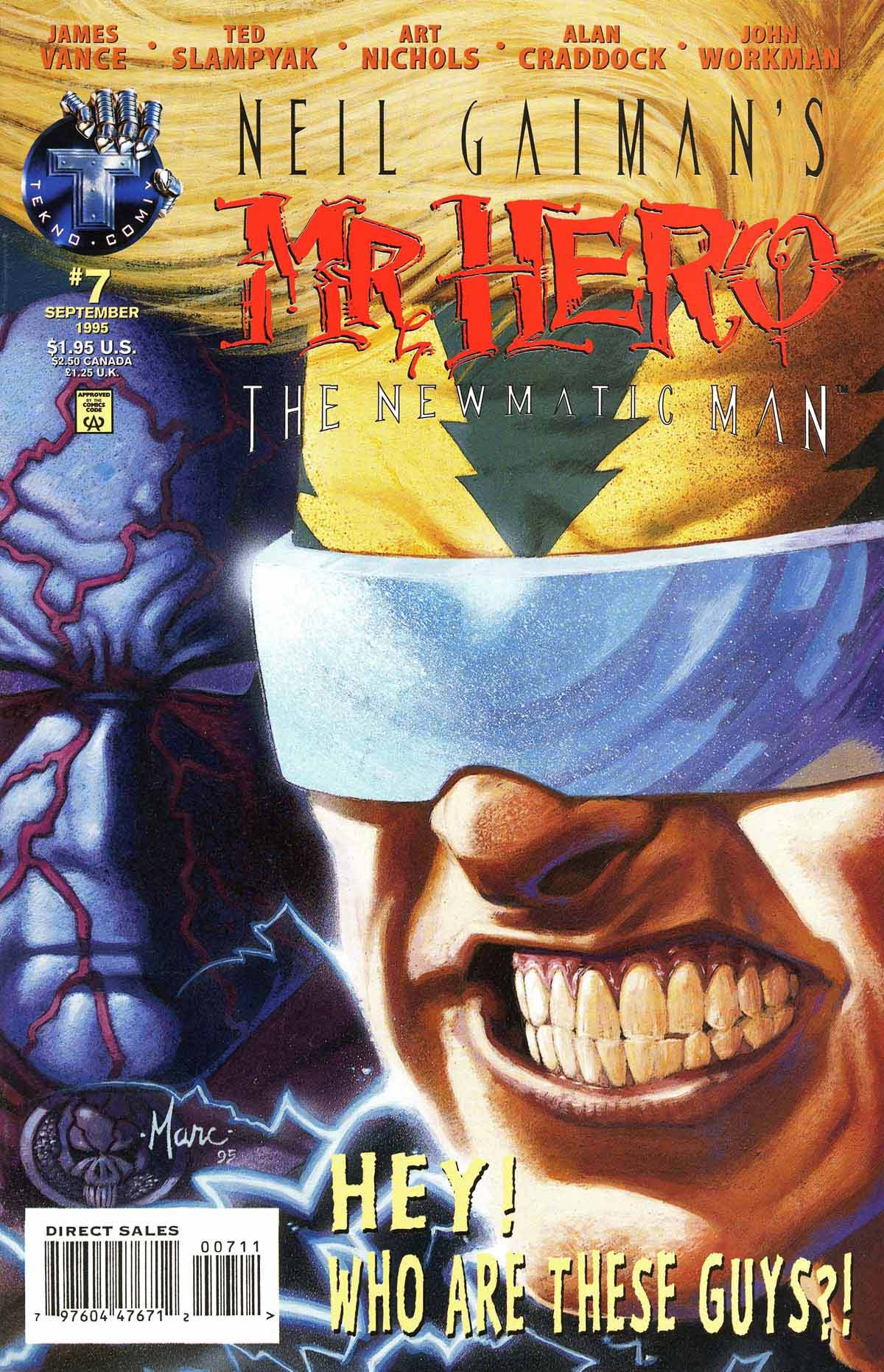 Read online Neil Gaiman's Mr. Hero - The Newmatic Man (1995) comic -  Issue #7 - 1