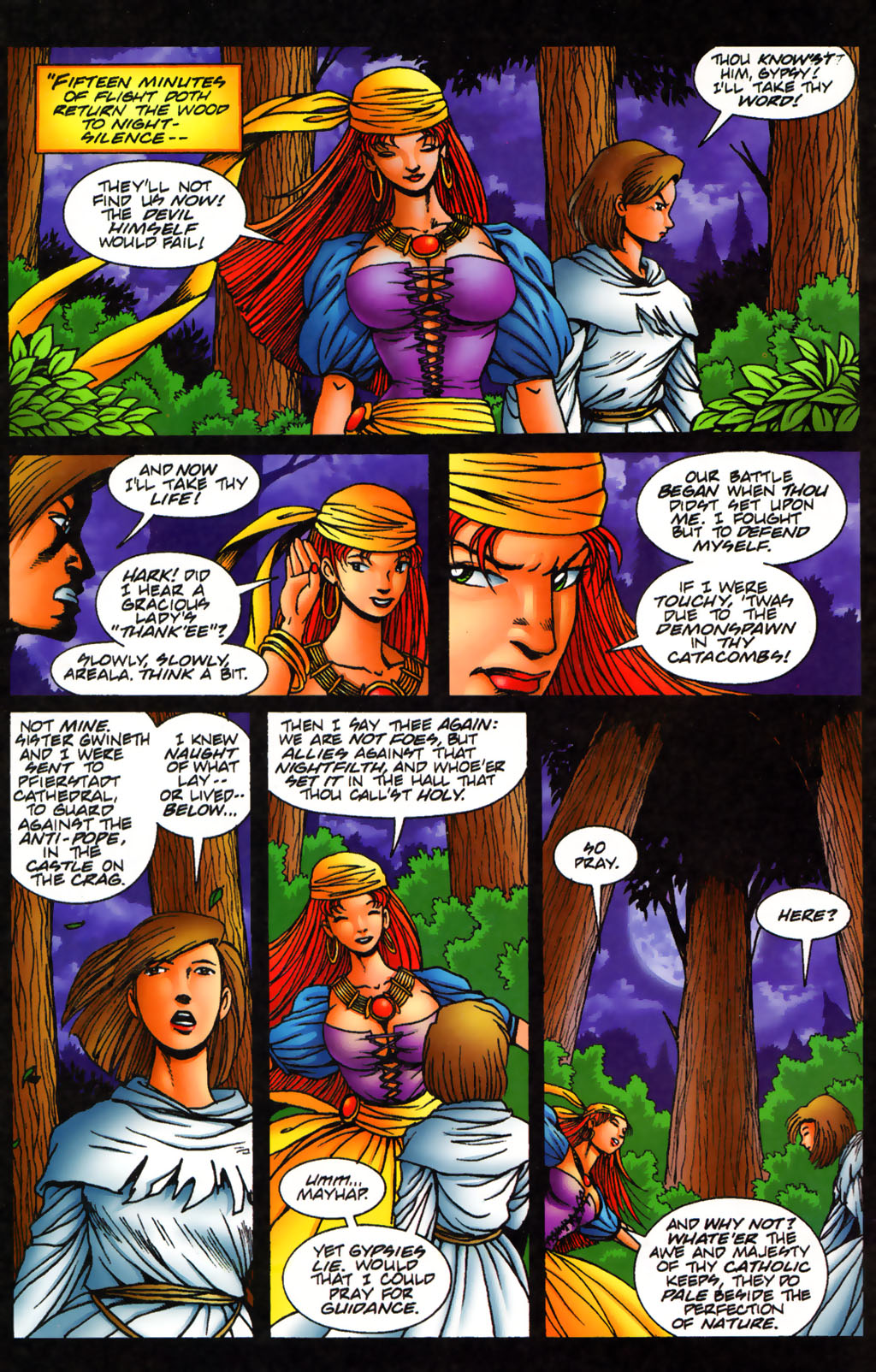 Read online Warrior Nun Areala: Scorpio Rose comic -  Issue #2 - 10