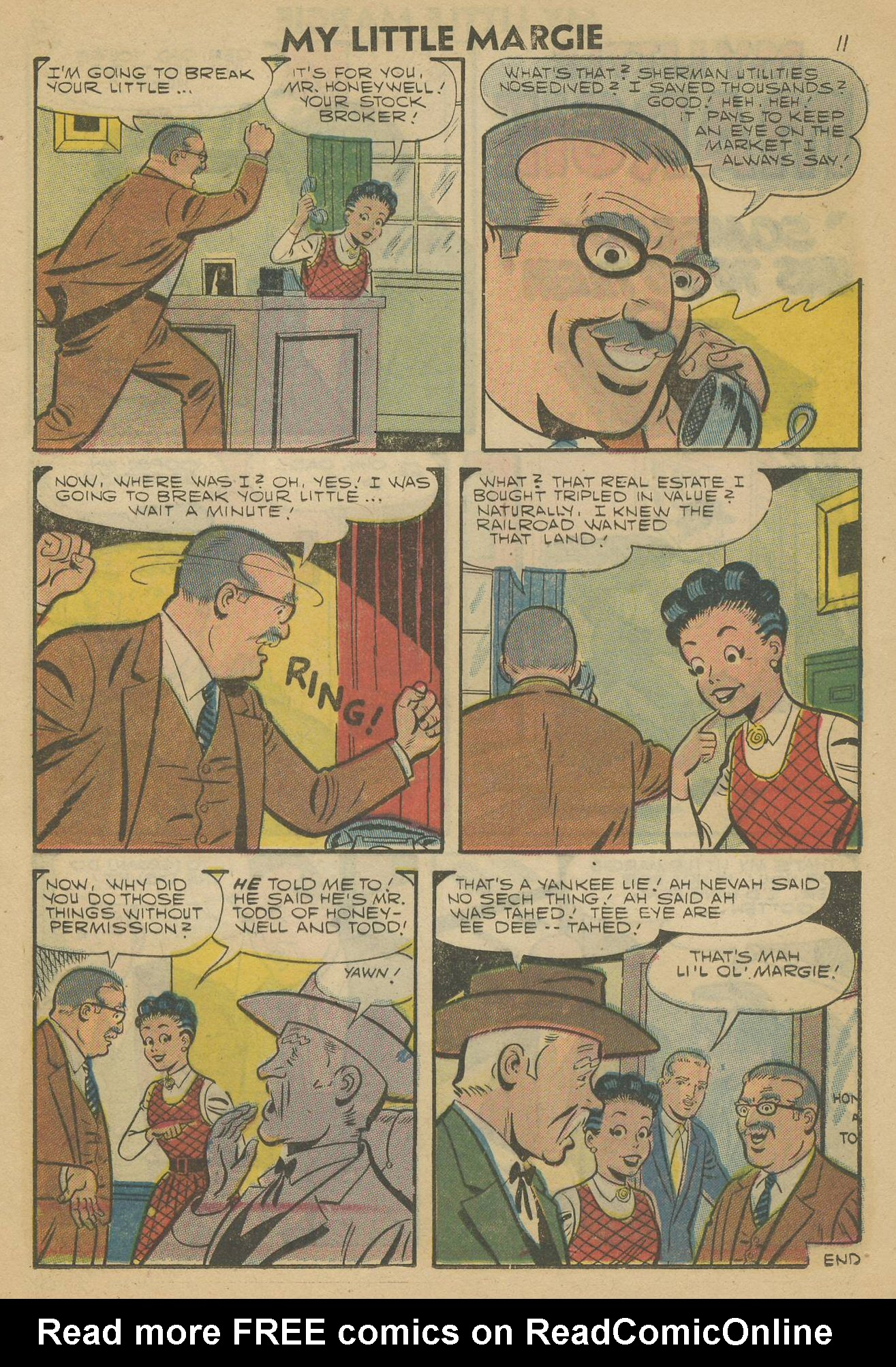Read online My Little Margie (1954) comic -  Issue #16 - 13