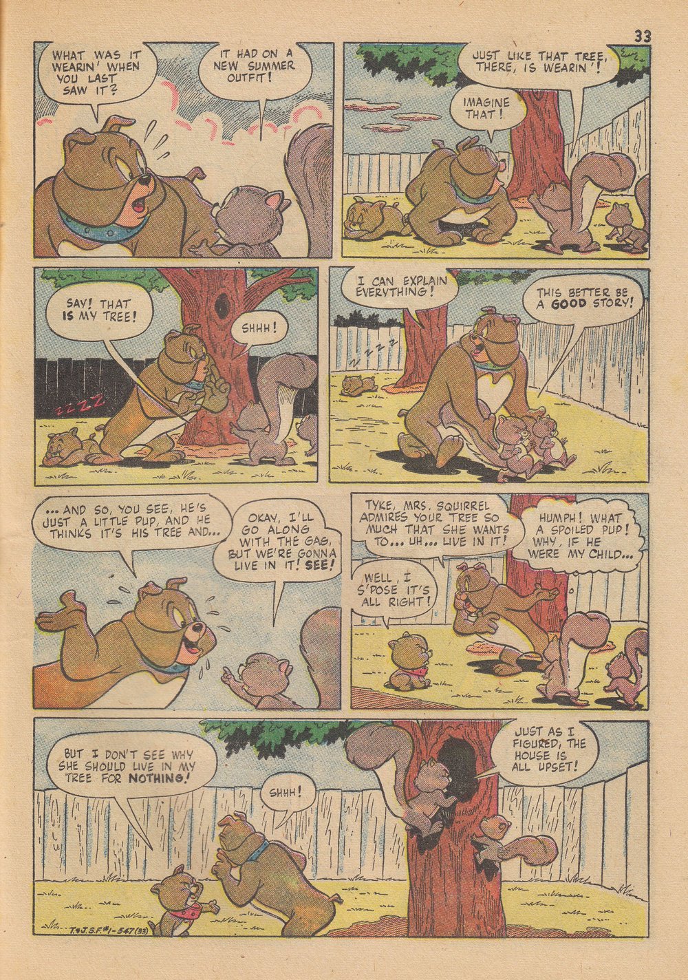 Read online Tom and Jerry's Summer Fun comic -  Issue #1 - 35