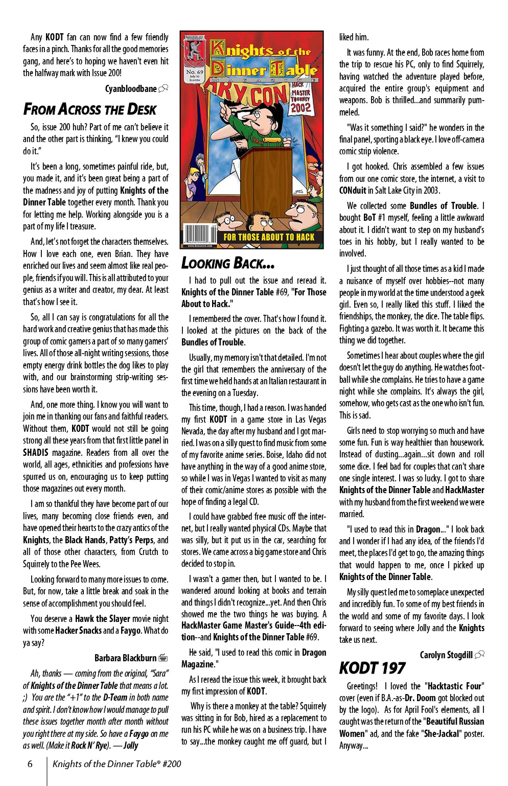 Read online Knights of the Dinner Table comic -  Issue #200 - 8