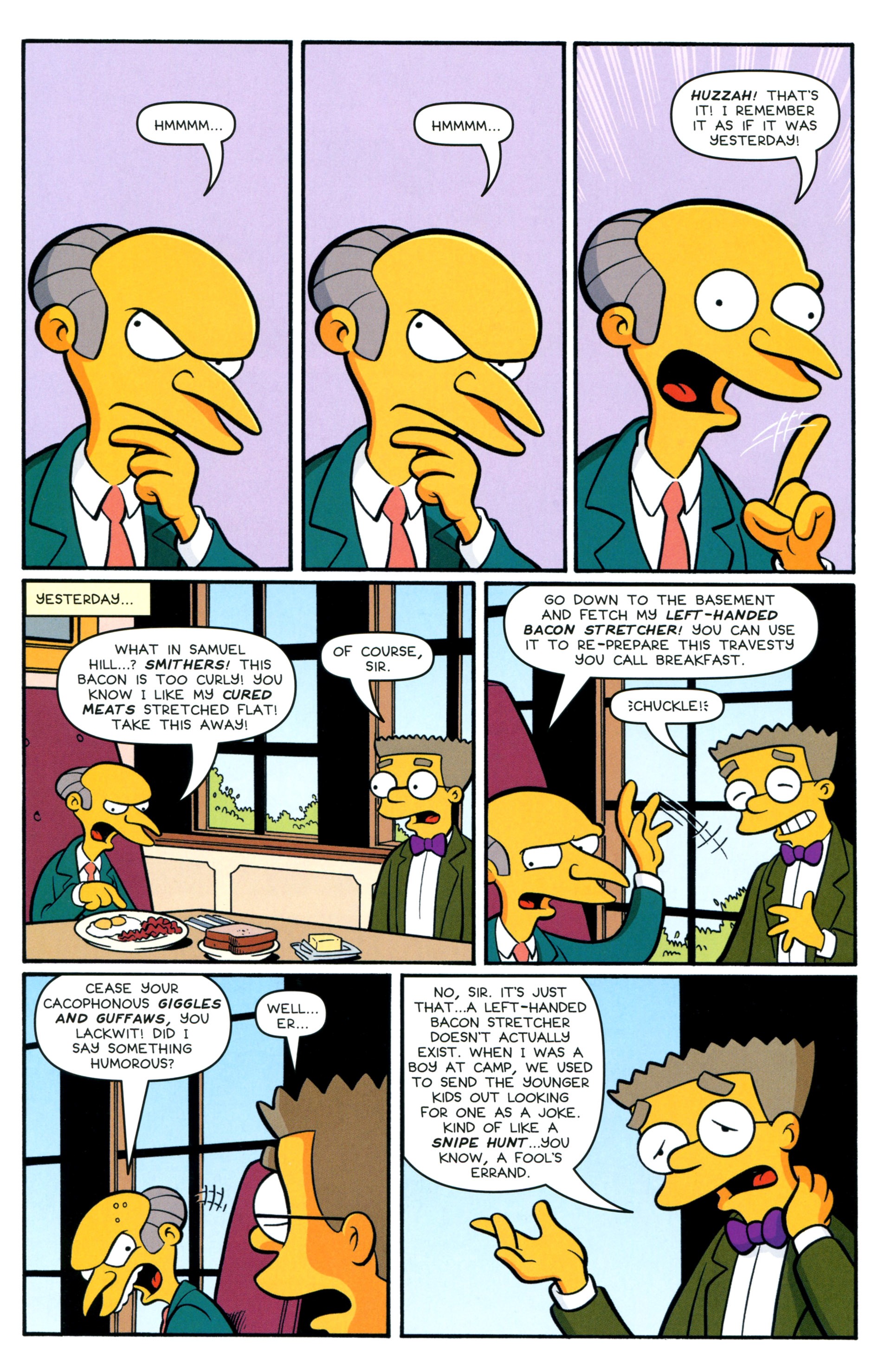 Read online Simpsons One-Shot Wonders: Mr. Burns comic -  Issue # Full - 21